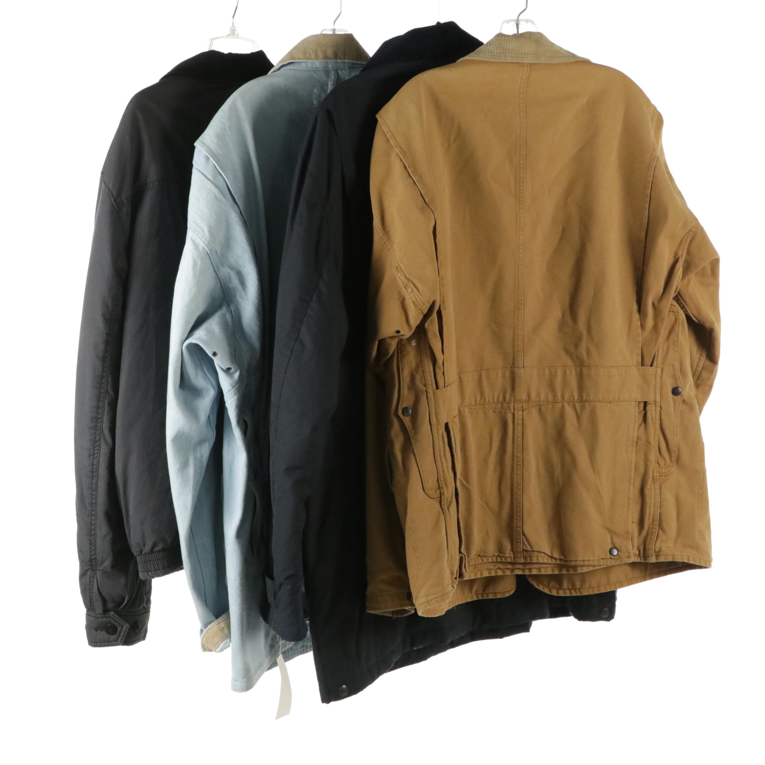 Men's Polo by Ralph Lauren Zip Jackets with Flannel Lining and Barn Coats