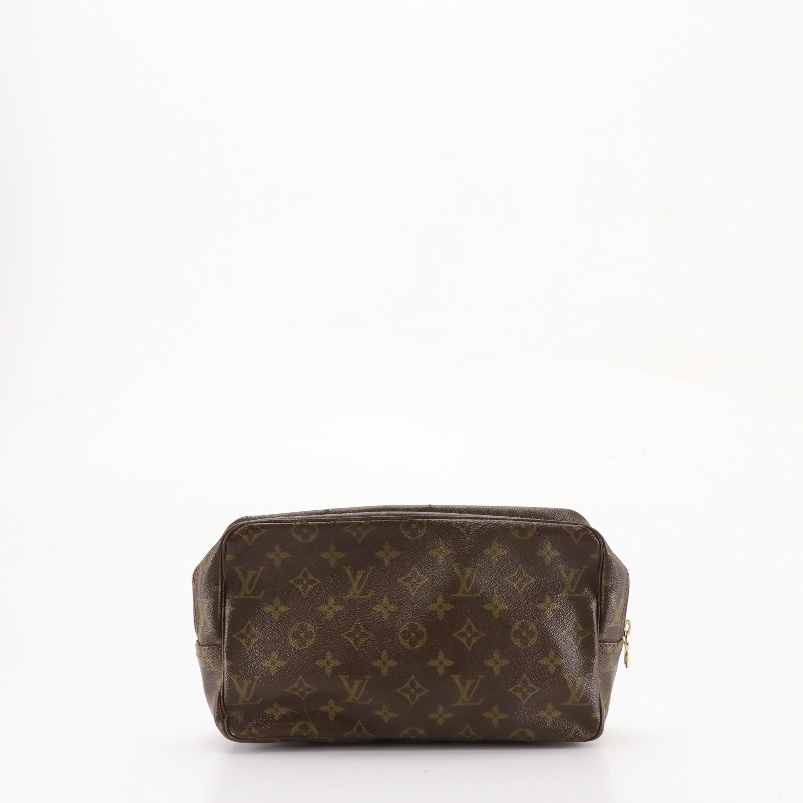 Louis Vuitton Trousse Toilette 28 Cosmetics Pouch in Monogram Coated Canvas