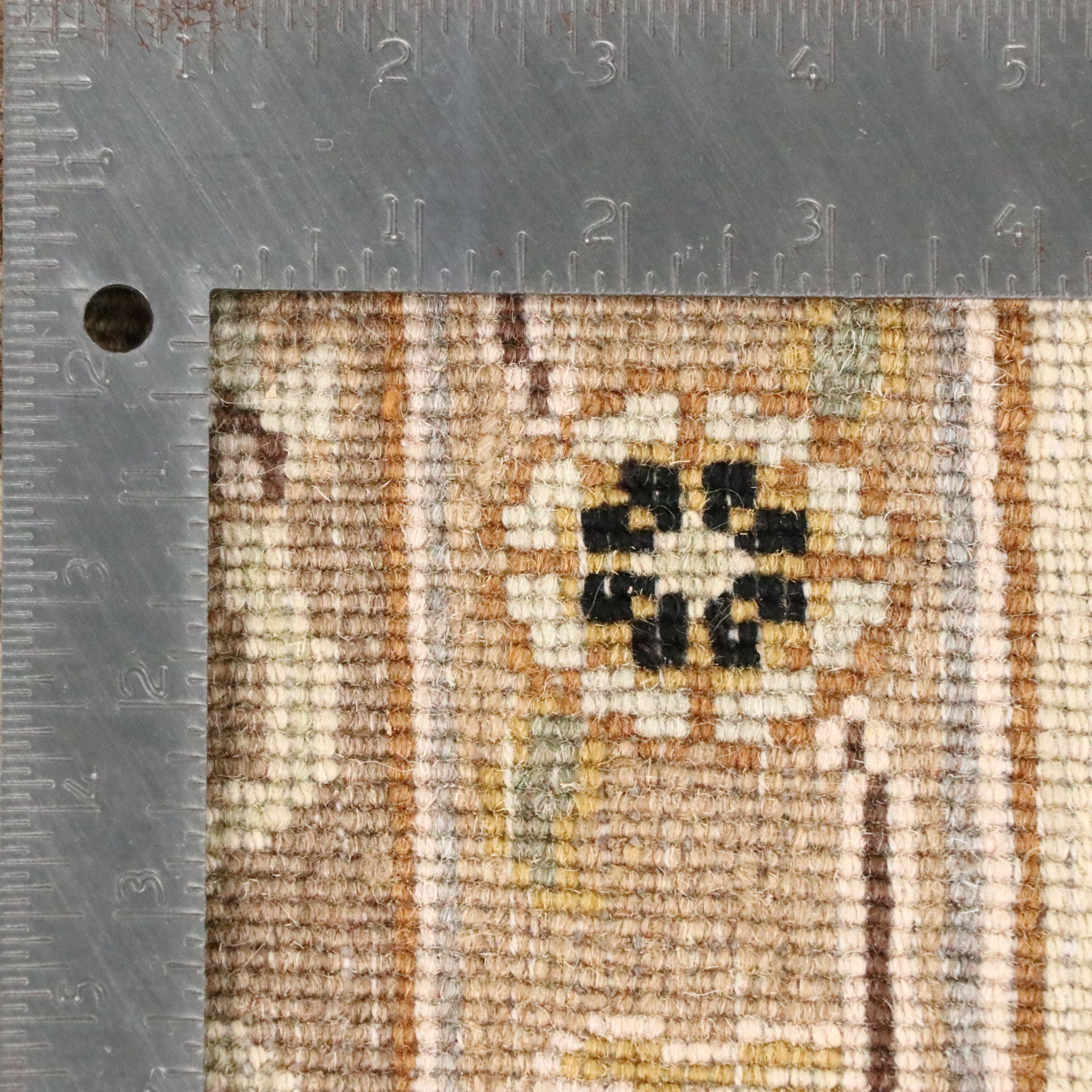 8'11 x 12'5 Hand-Knotted Indian Agra Room Sized Rug