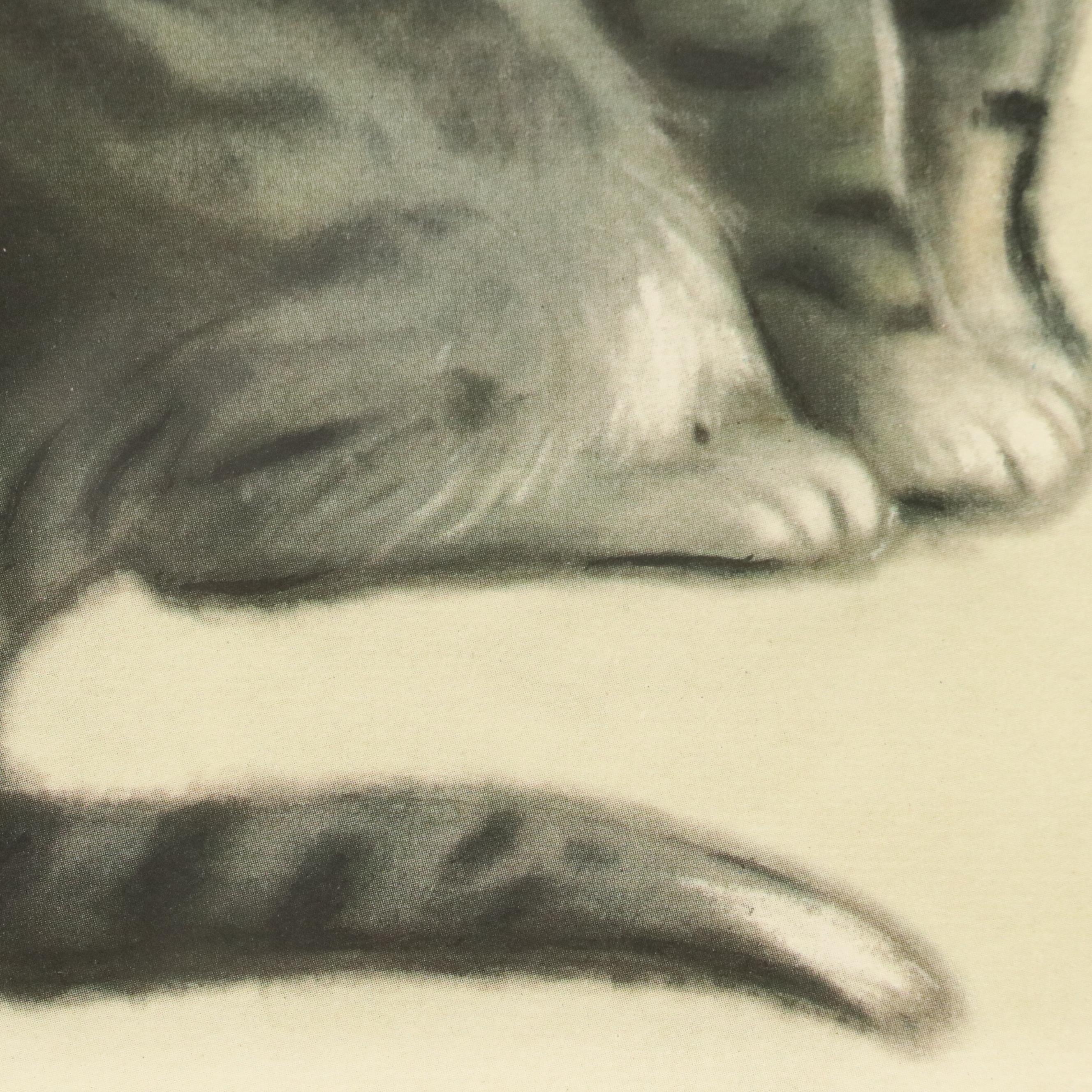 Offset Lithographs After Guido Grünewald of Chessie the Cat Railway Mascot