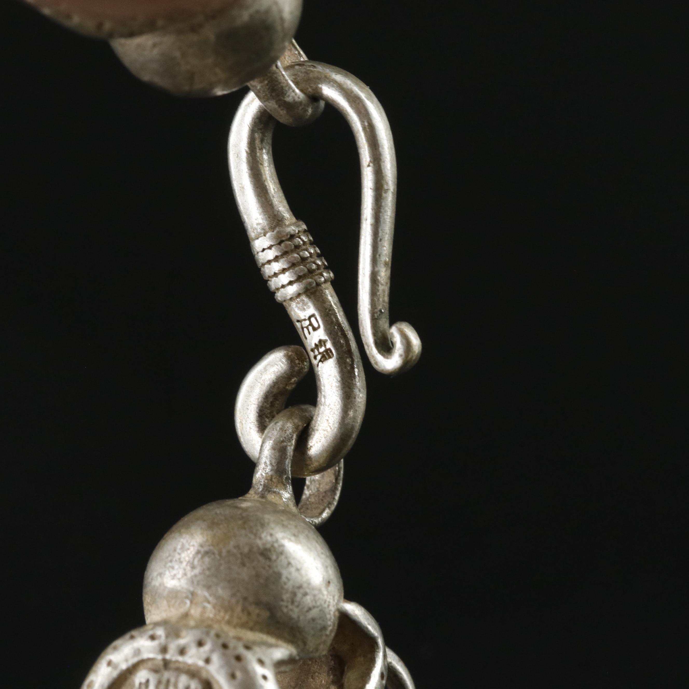 Chinese Double Dragon Head Bracelet