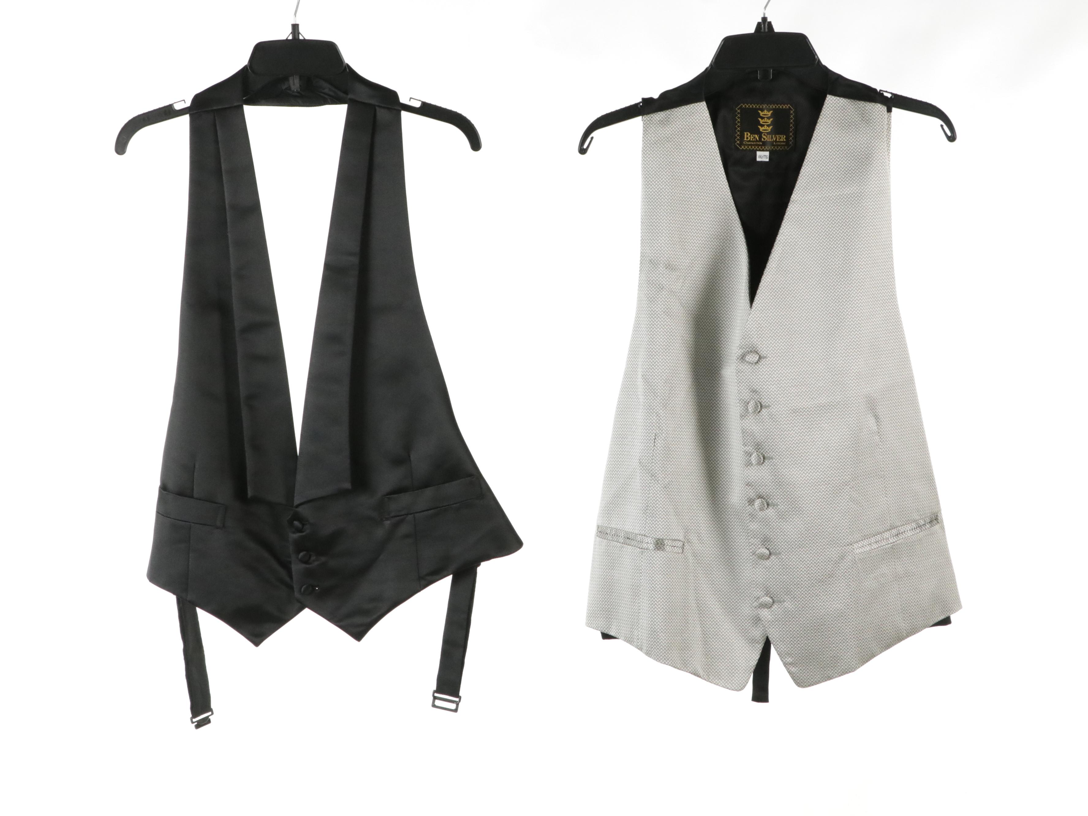 Men's Vintage Lands' End and Polo University Club Silk Blend Blazers With More