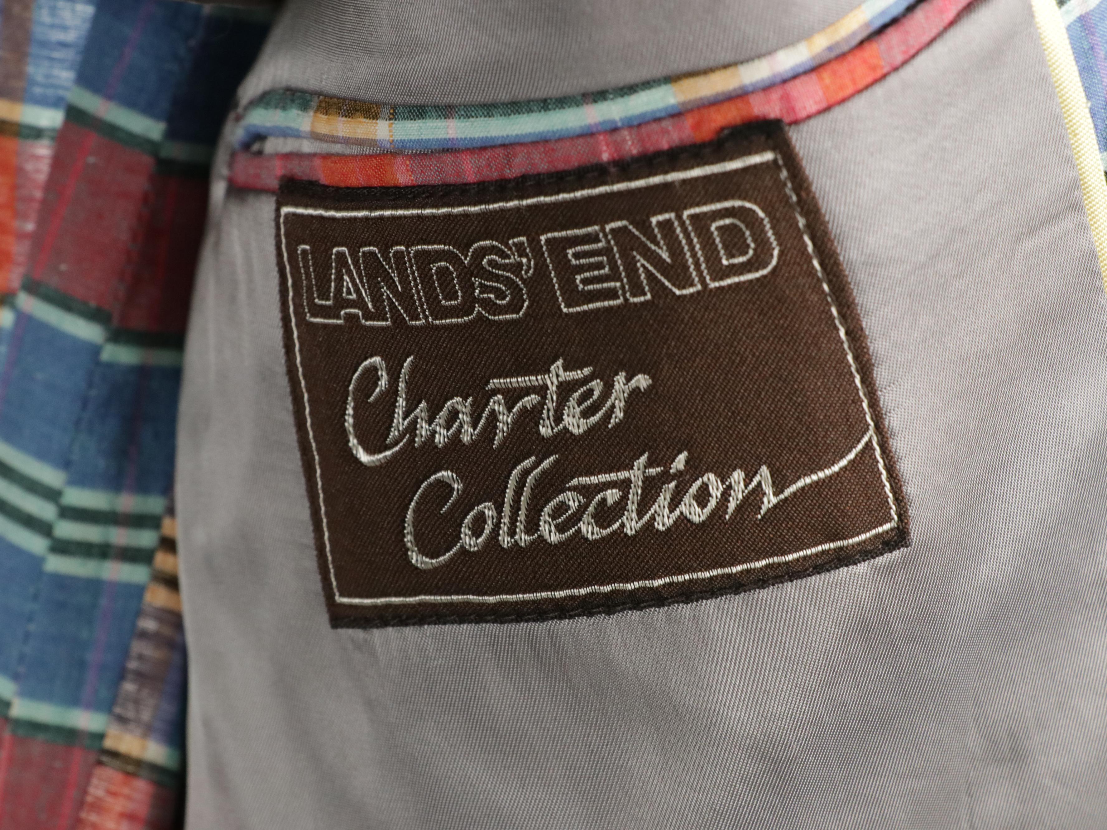 Men's Vintage Lands' End and Polo University Club Silk Blend Blazers With More