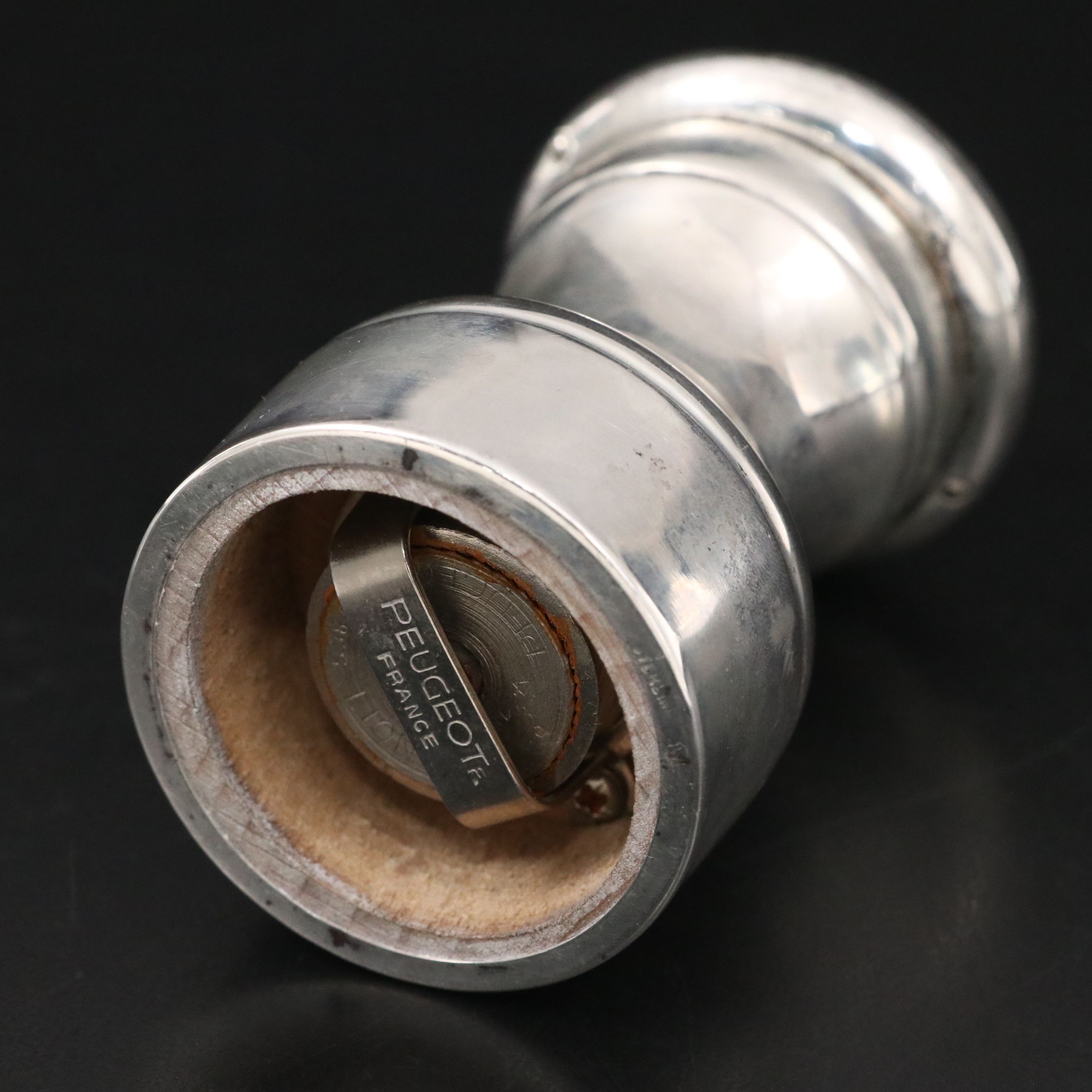 Sterling Silver Rim Glass Coasters with Sterling Silver Shaker