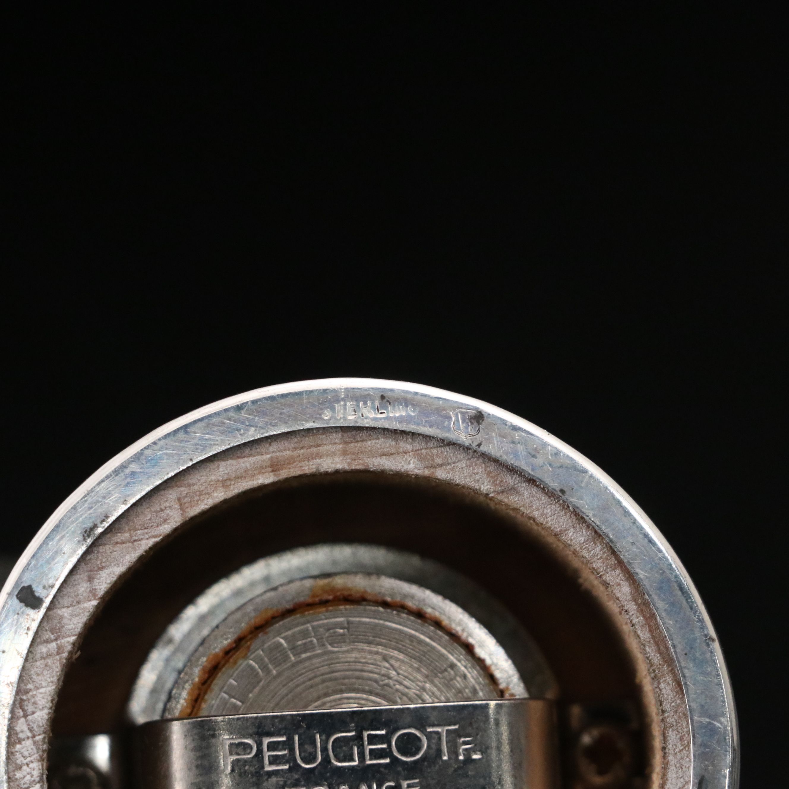 Sterling Silver Rim Glass Coasters with Sterling Silver Shaker