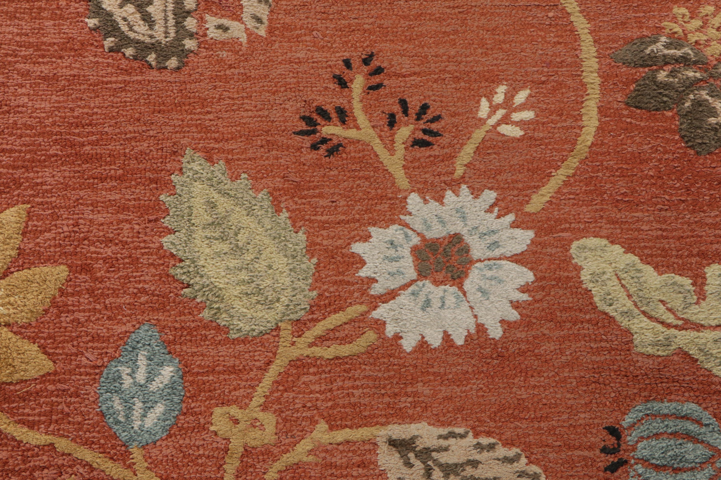 3'6 x 5'7 Hand-Tufted Indian Floral Area Rug
