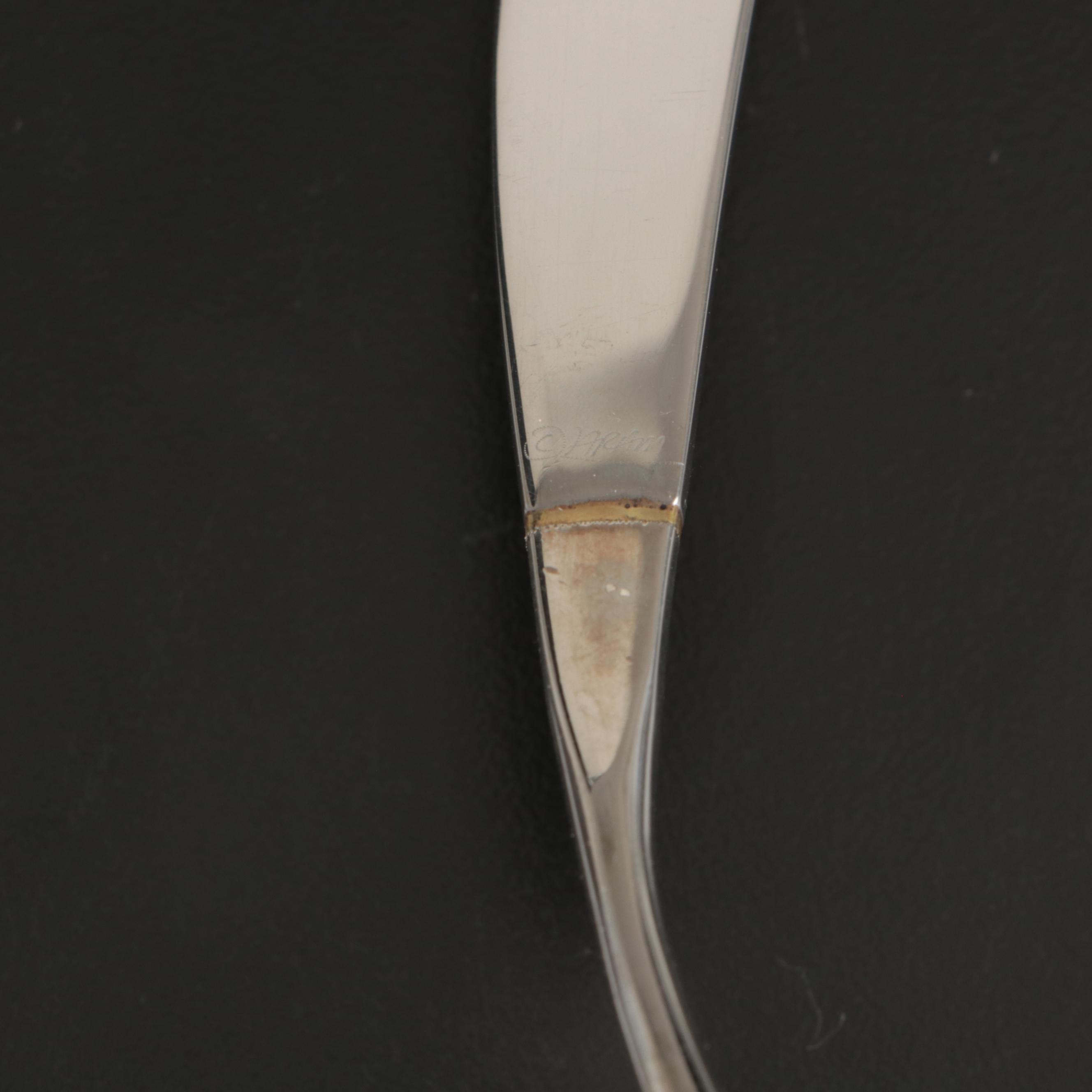 Micheal Aram Silver Plate "Foliage" Condiment Set