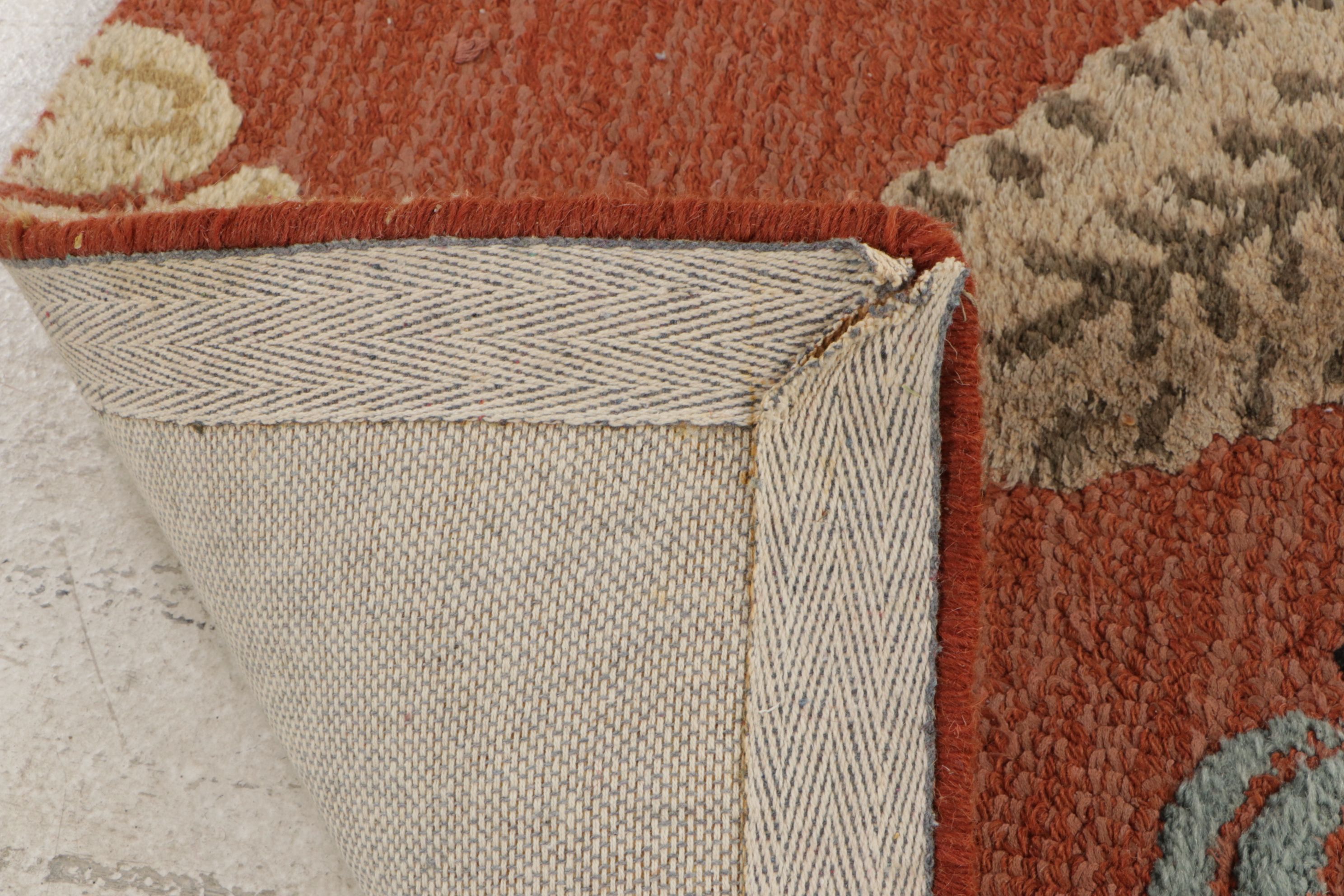 3'6 x 5'7 Hand-Tufted Indian Floral Area Rug