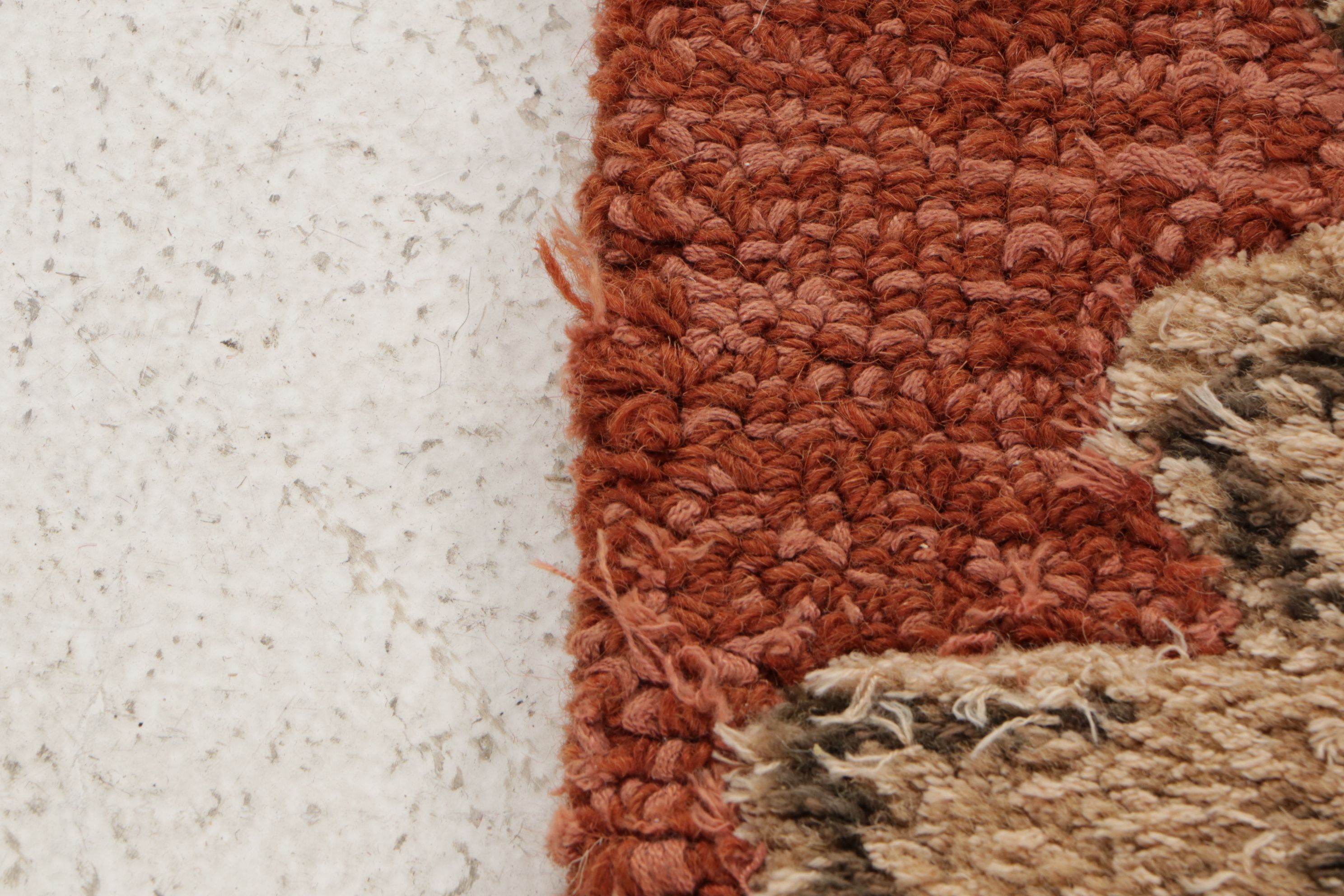 3'6 x 5'7 Hand-Tufted Indian Floral Area Rug