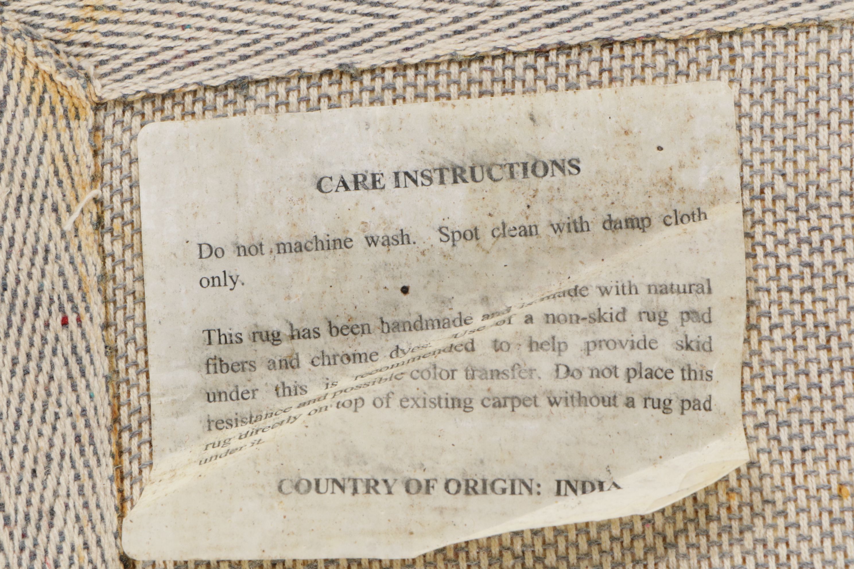 3'6 x 5'7 Hand-Tufted Indian Floral Area Rug