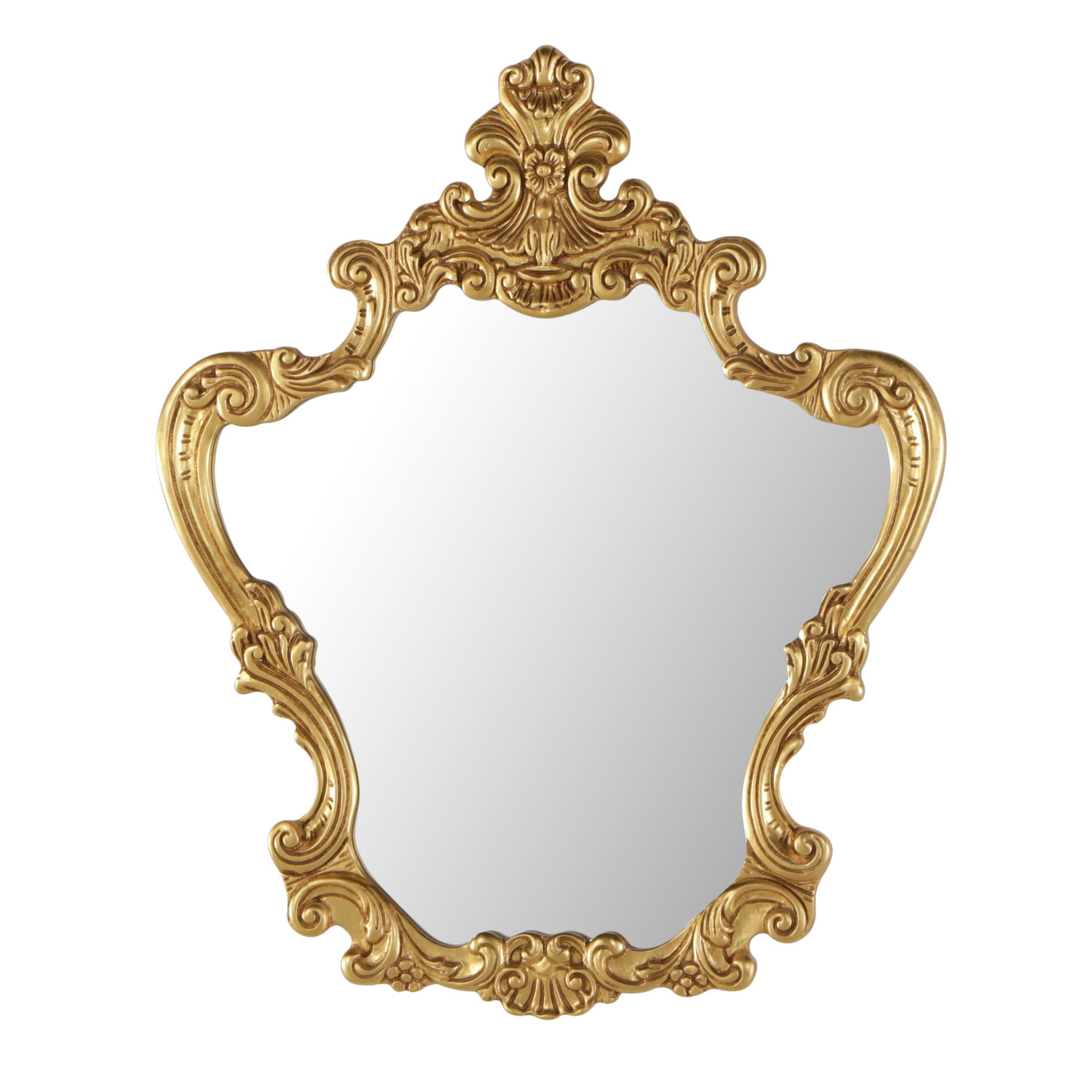 Montalbano-Majestic Italian Baroque Style Carved Giltwood Wall Mirror