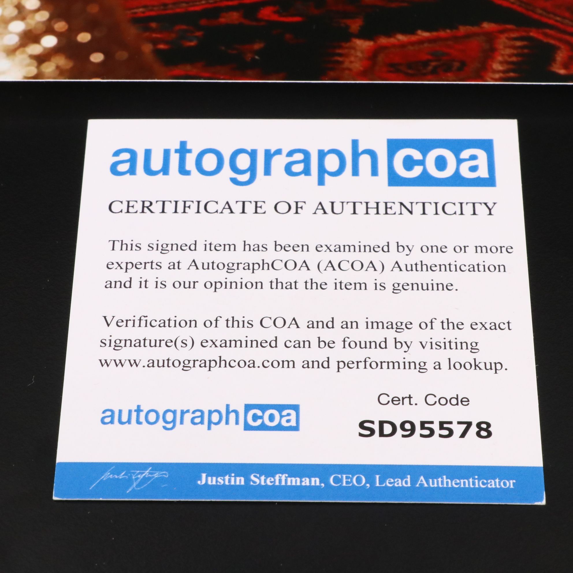 Barbara Eden Signed "I Dream of Jeannie" TV Print