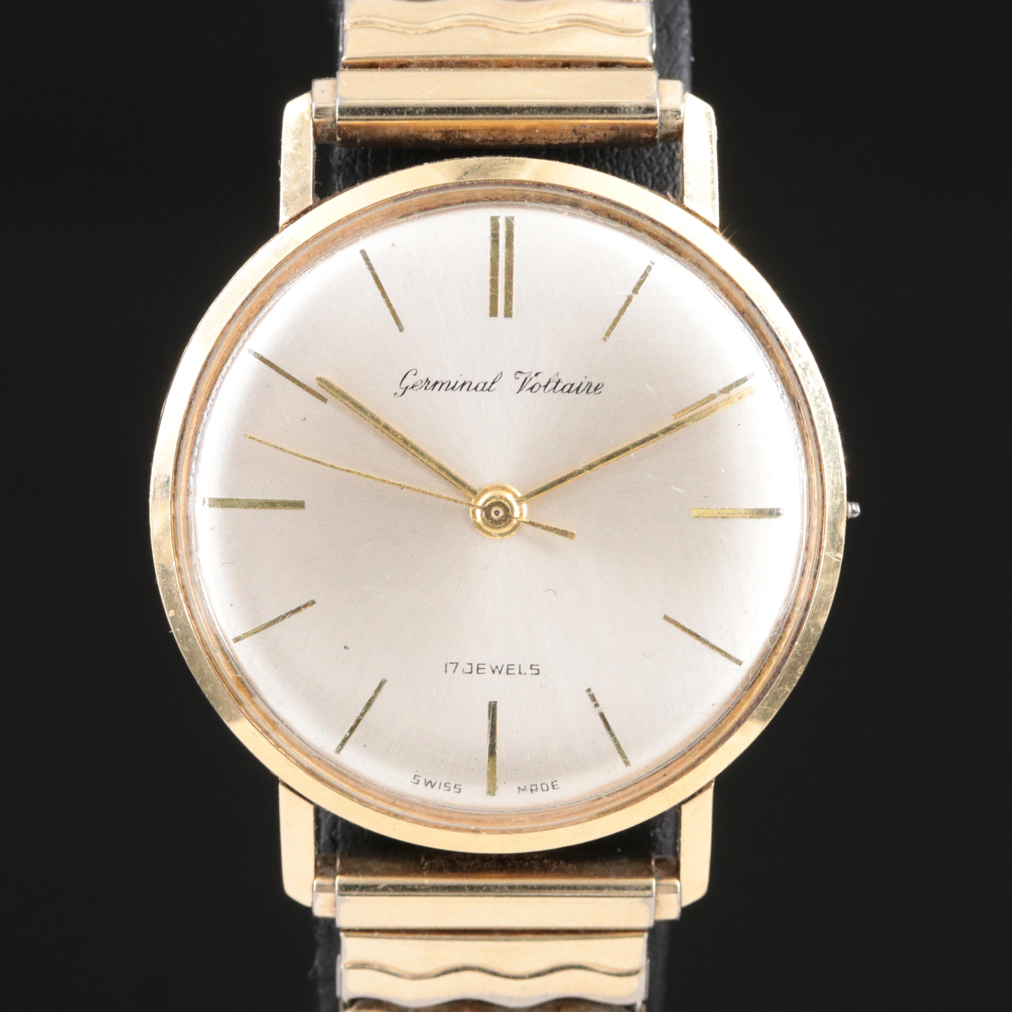 14K Germinal Voltaire Swiss 106 Watch
