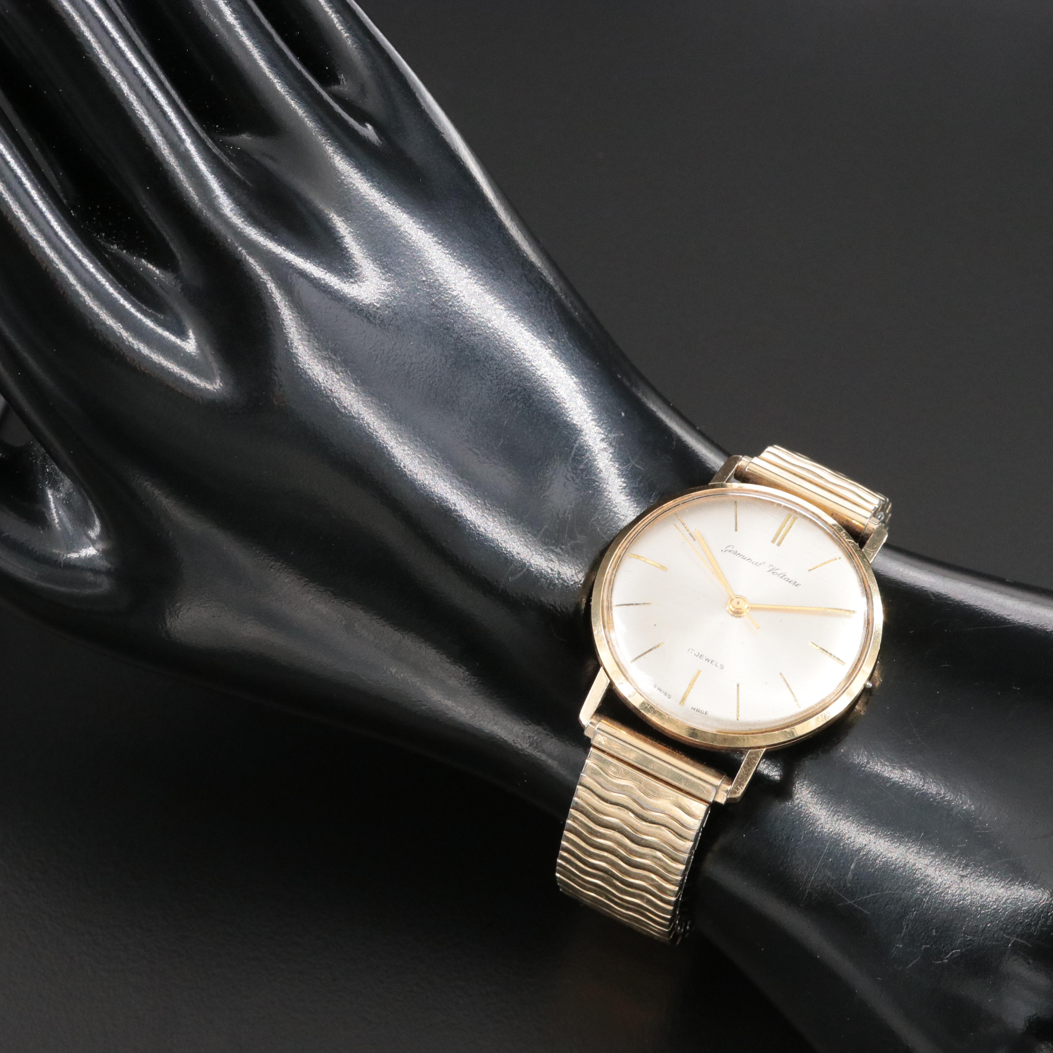 14K Germinal Voltaire Swiss 106 Watch