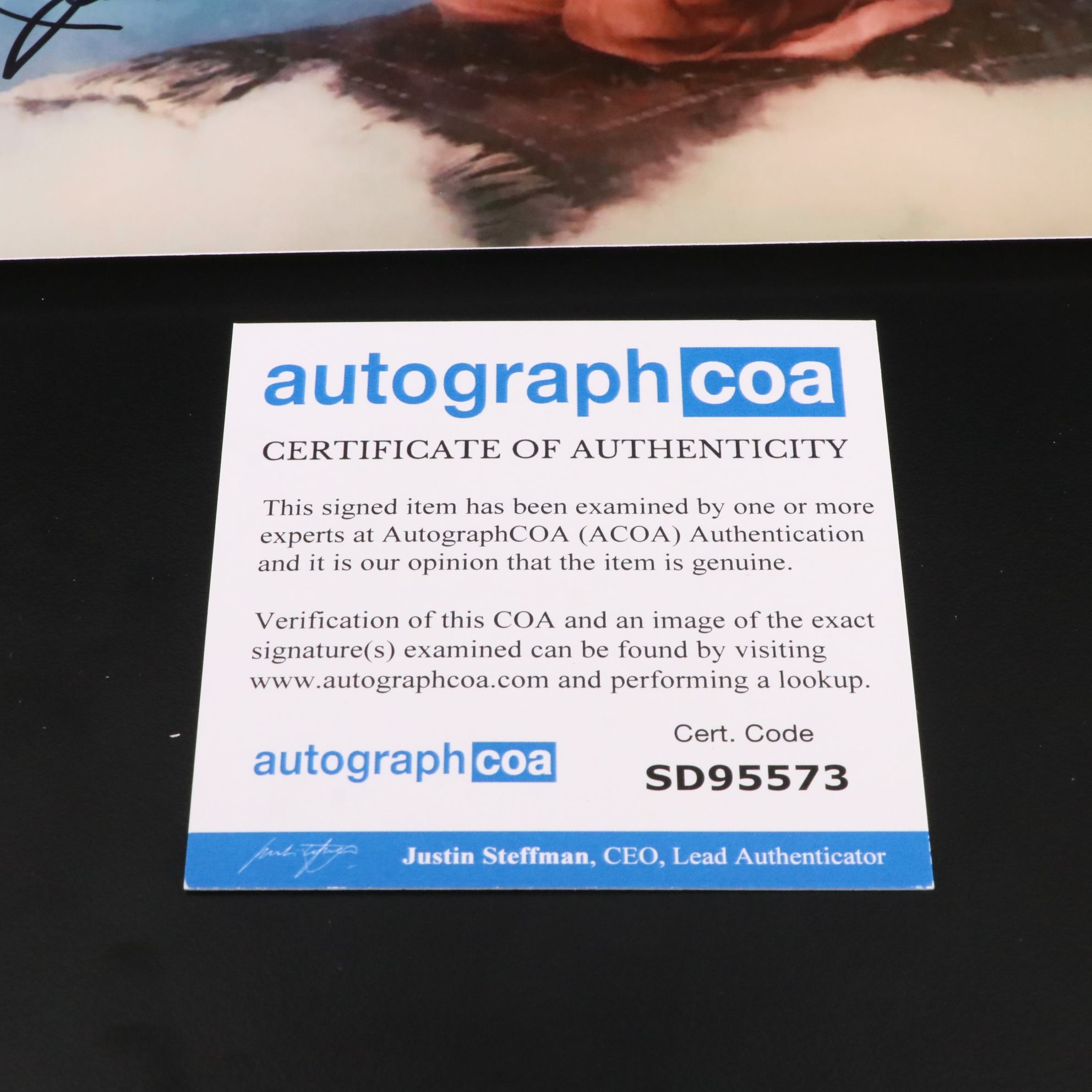 Barbara Eden Signed "I Dream of Jeannie" TV Print