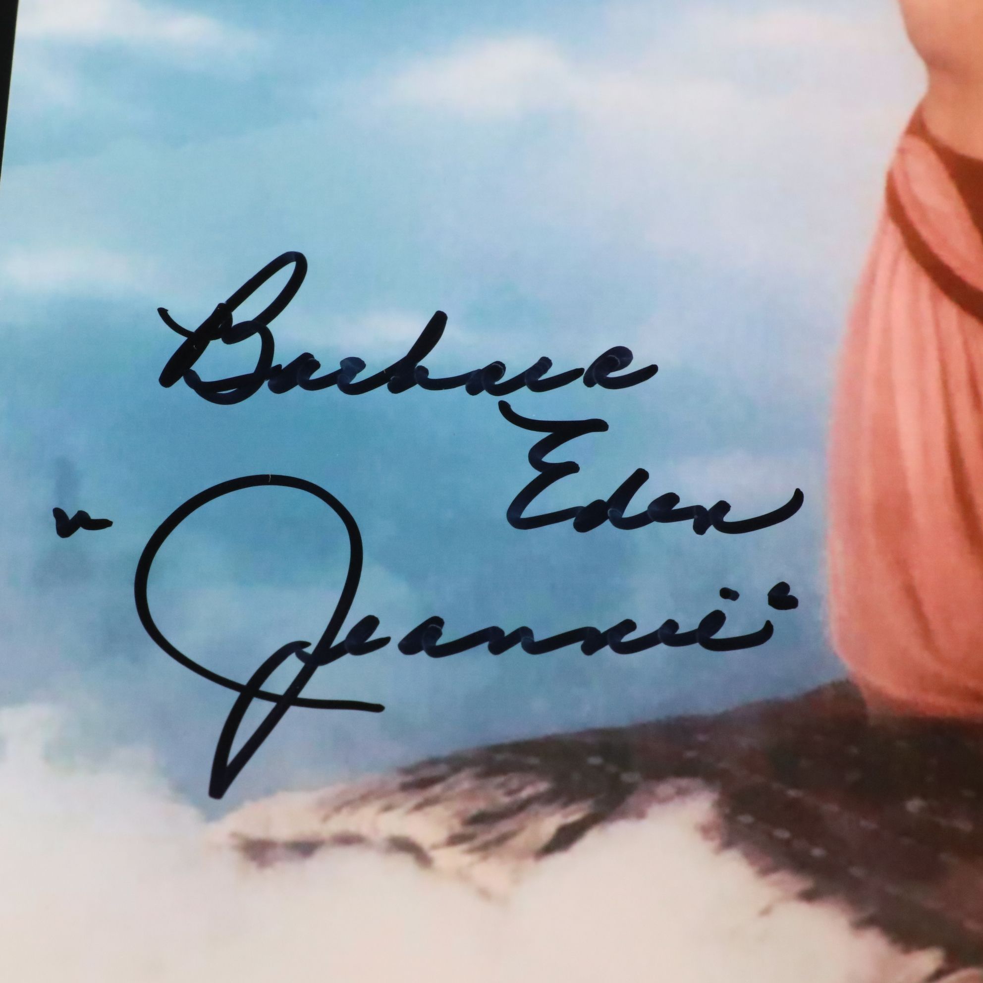 Barbara Eden Signed "I Dream of Jeannie" TV Print