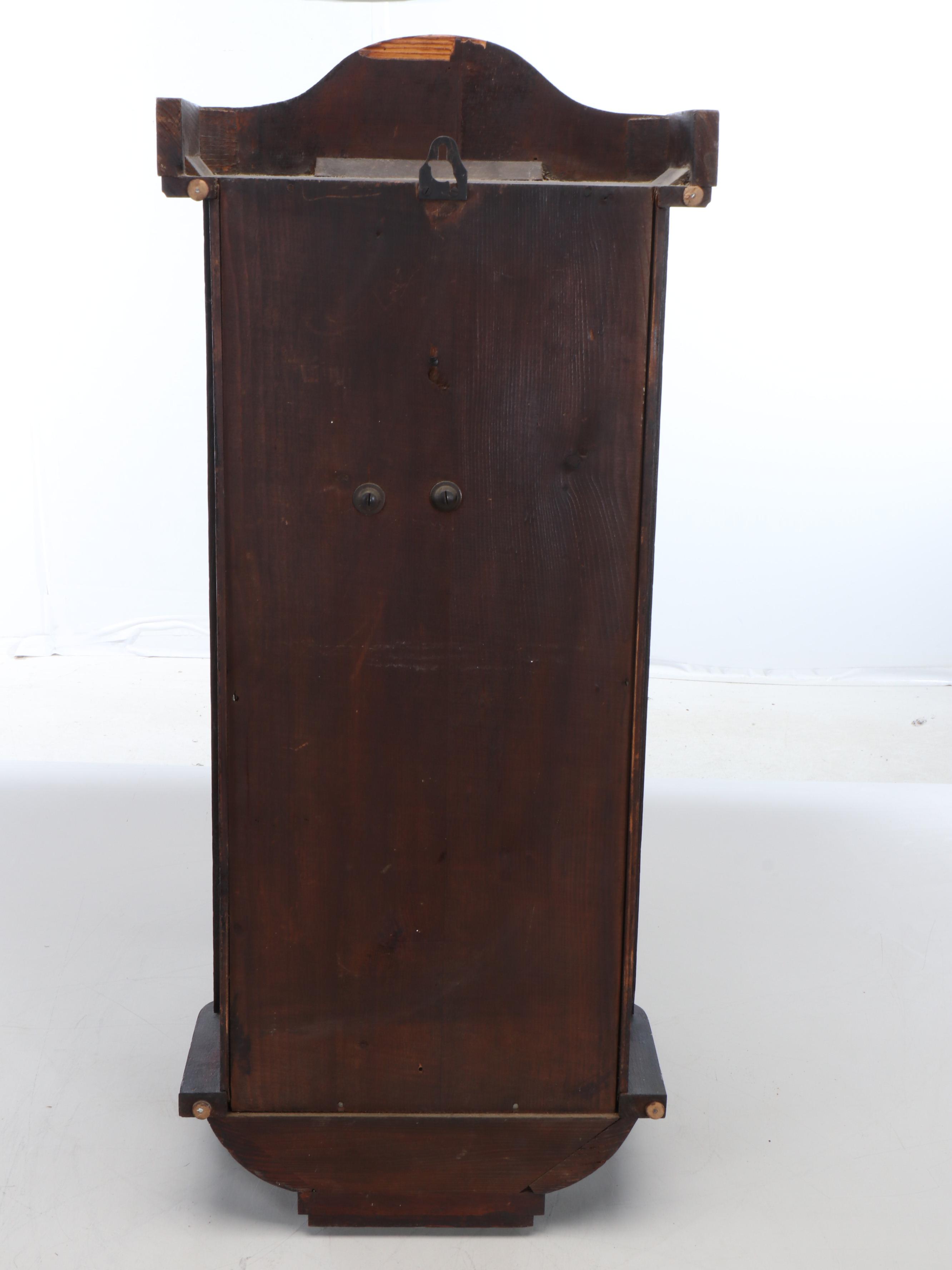 Wood Cased Wall Clock, 20th Century