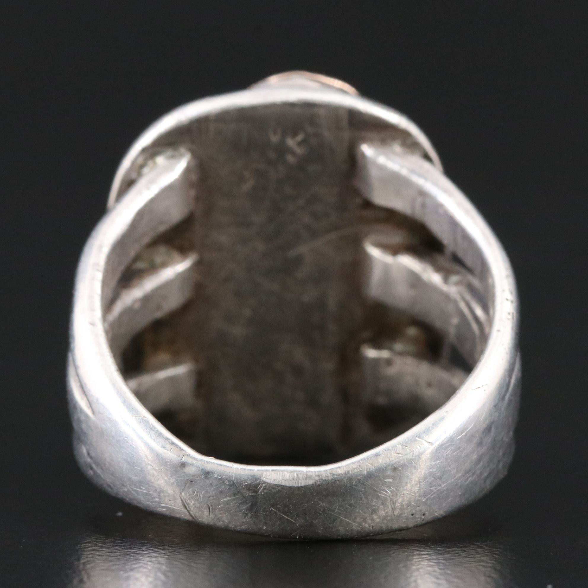 Vintage Sterling Eagle Ring