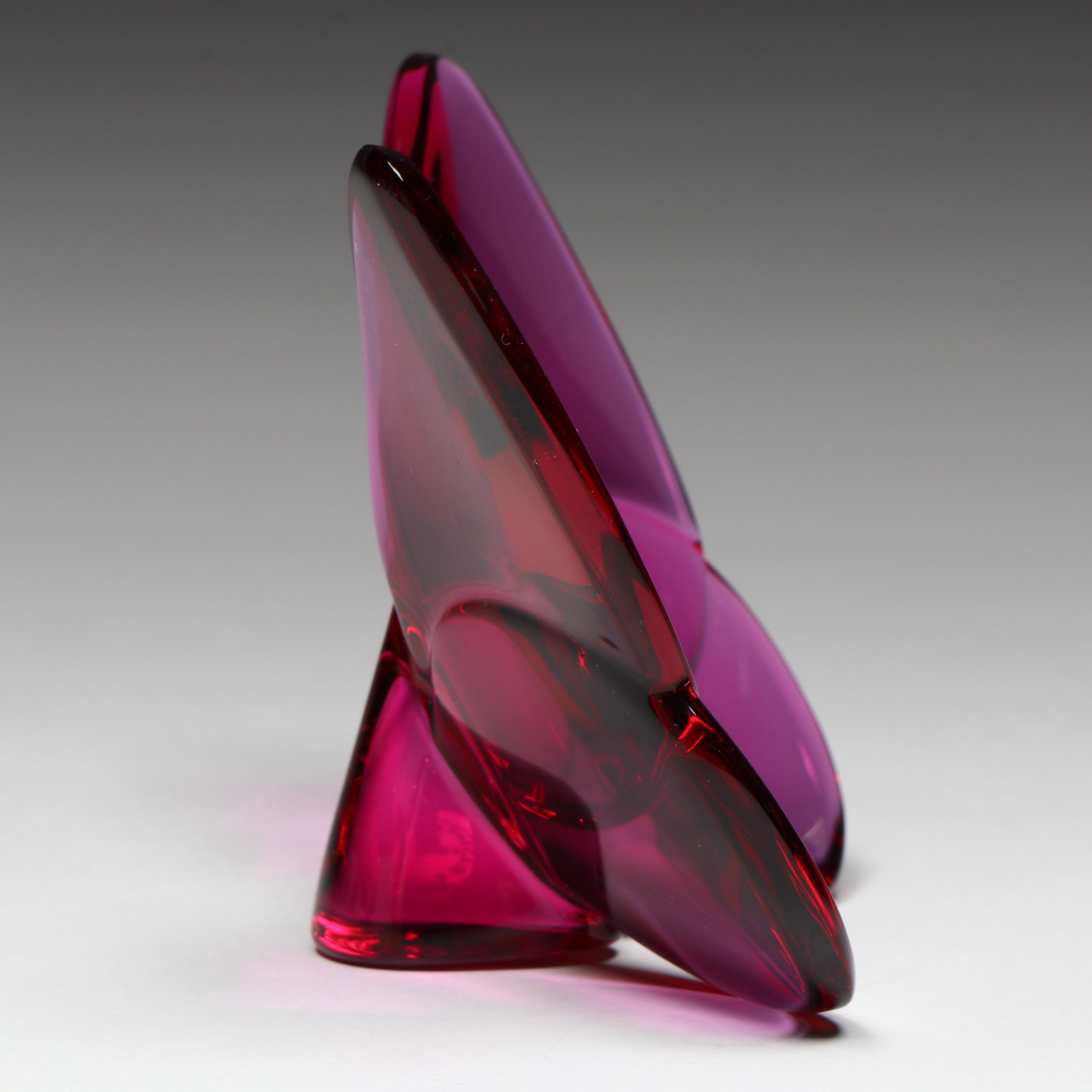 Baccarat "Lucky Butterfly" Crystal Figurine