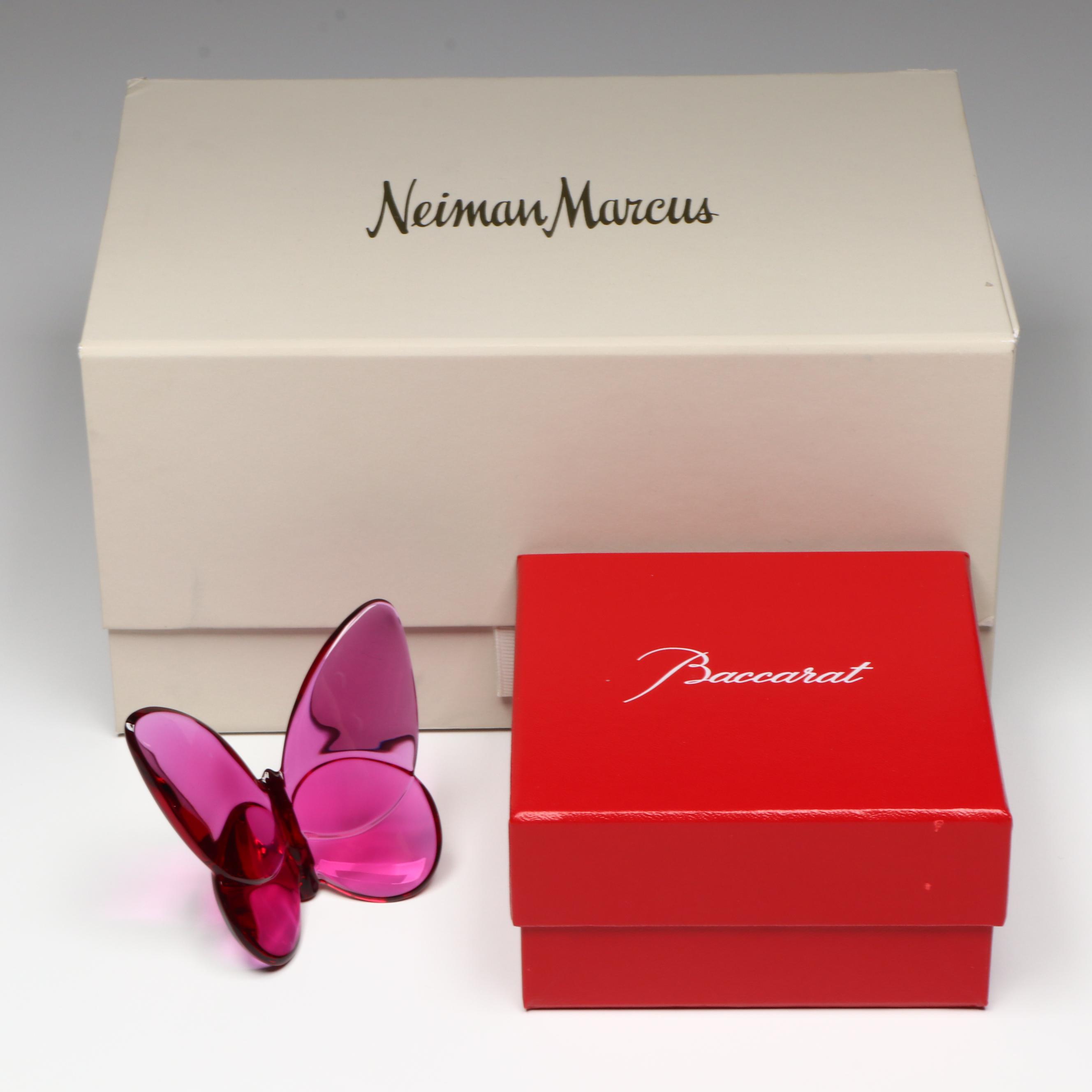 Baccarat "Lucky Butterfly" Crystal Figurine