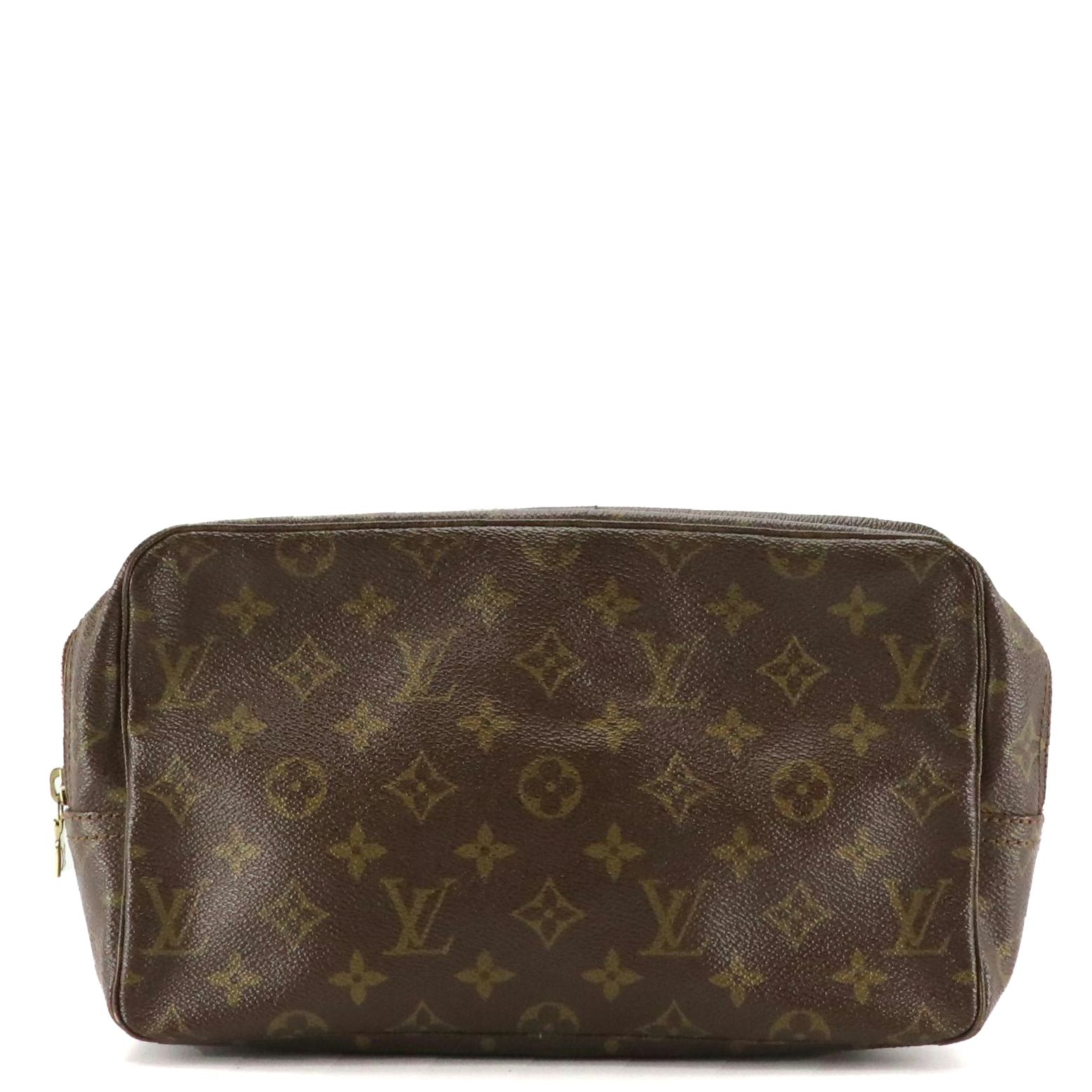 Louis Vuitton Trousse Toilette 28 Cosmetics Pouch in Monogram Coated Canvas
