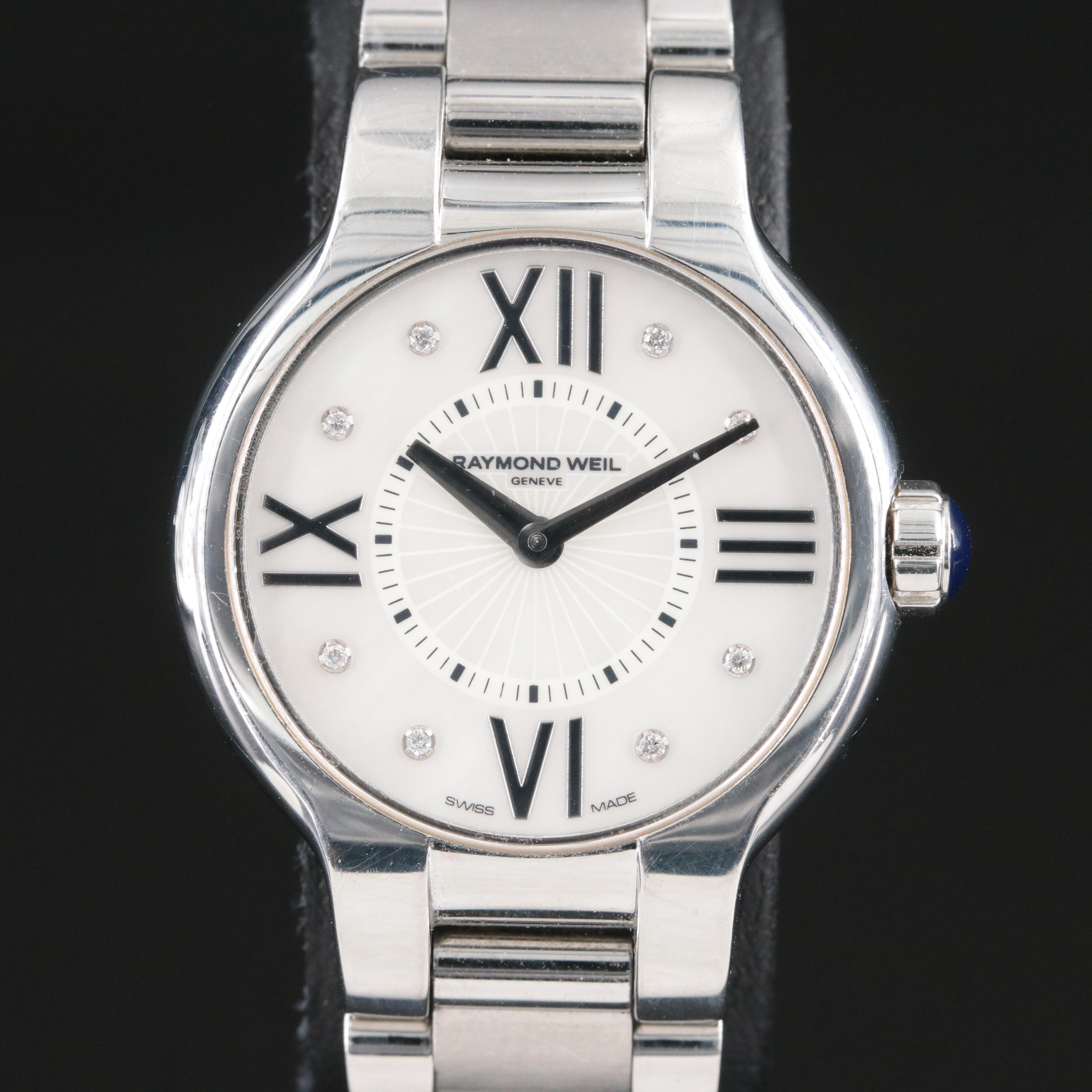 Raymond Weil Noemia Mother-of-Pearl Diamond Dial 5927 Watch