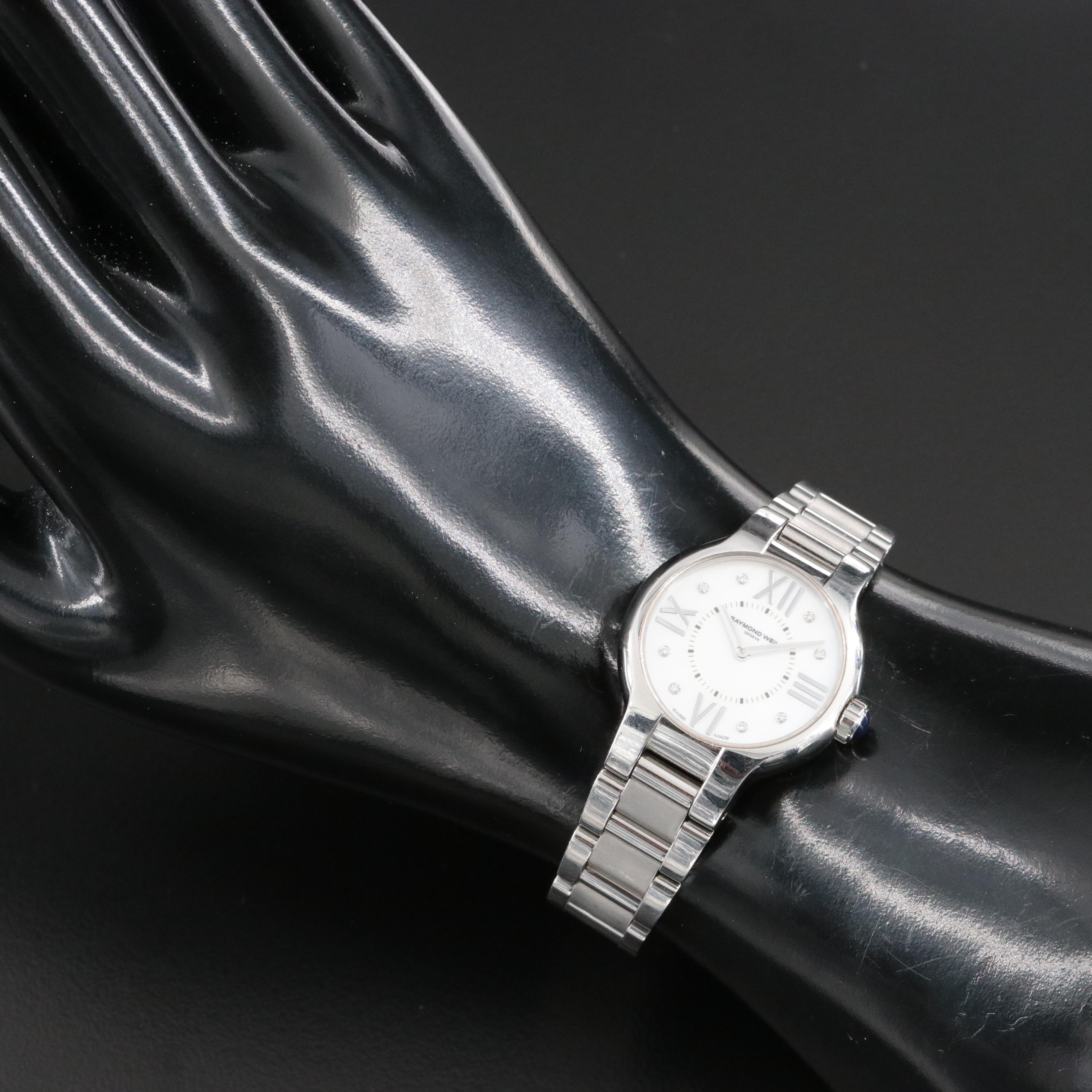 Raymond Weil Noemia Mother-of-Pearl Diamond Dial 5927 Watch