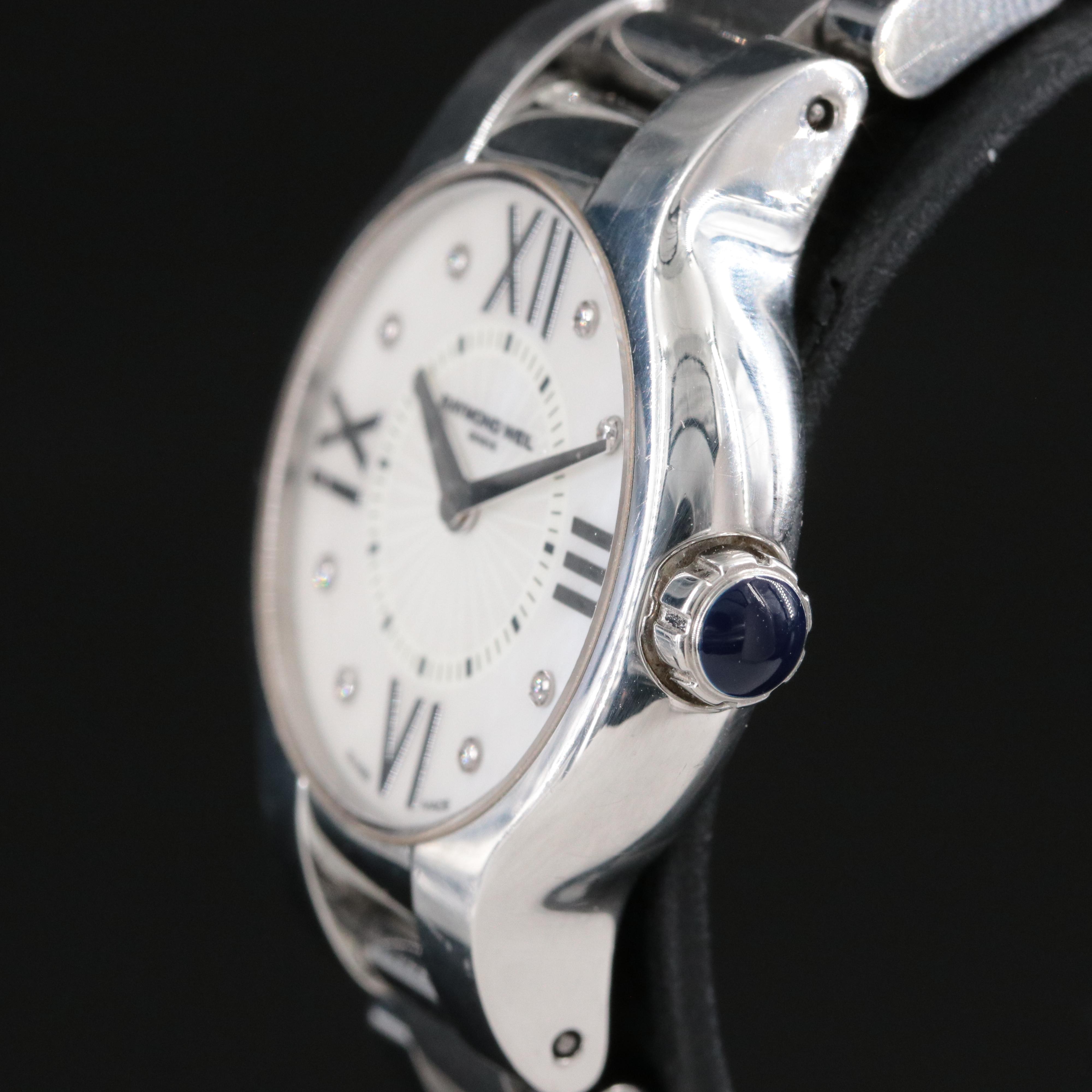 Raymond Weil Noemia Mother-of-Pearl Diamond Dial 5927 Watch