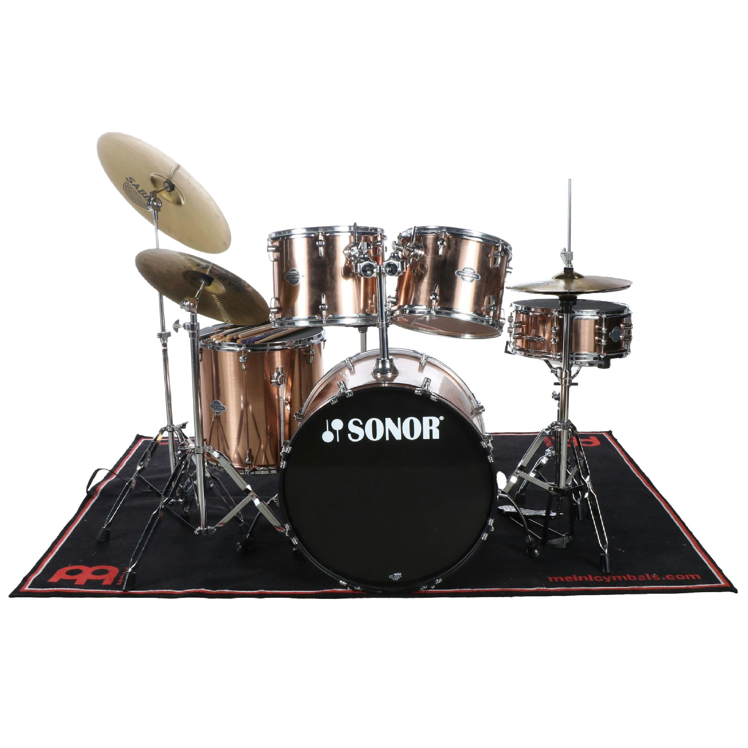 Sonor Drum Set with Sabian Cymbals and High-Hats