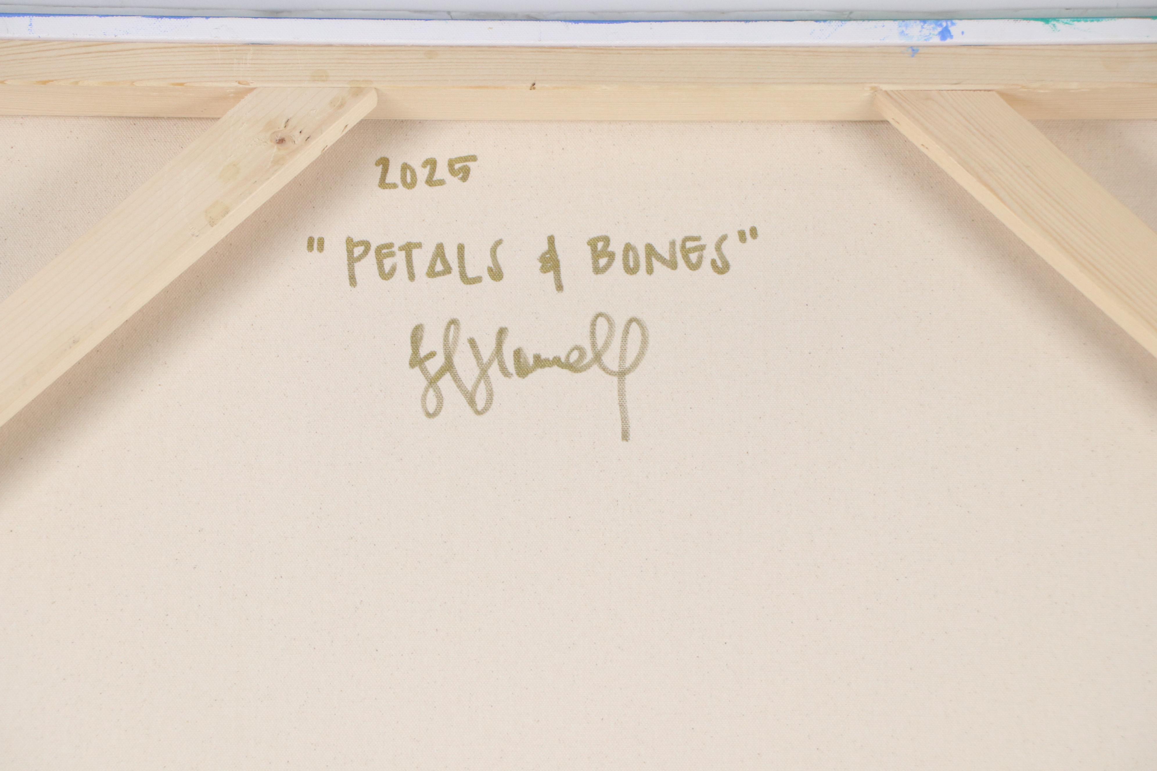 Jordan Howell Acrylic Painting "Petals & Bones," 2025