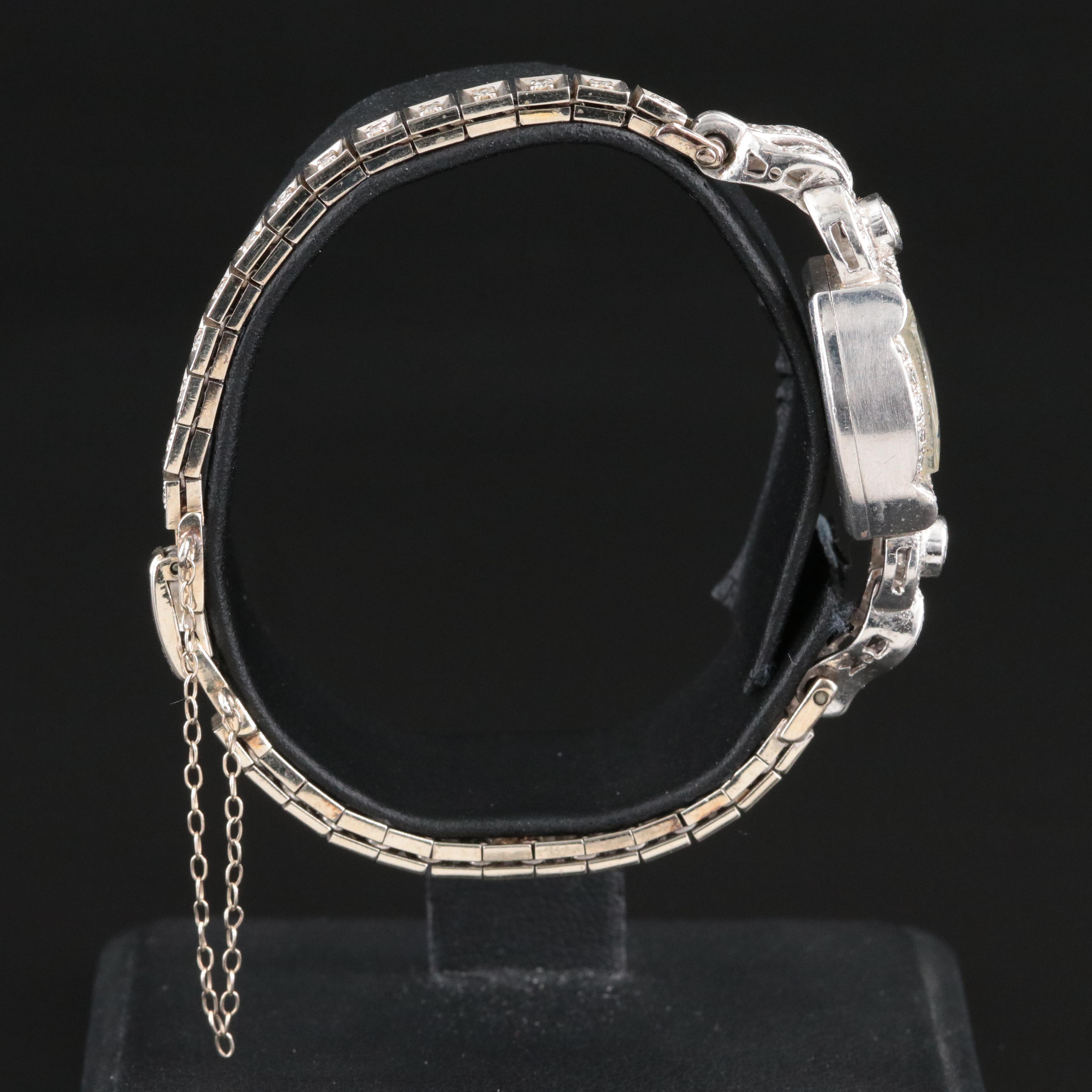 Platinum and 14K Hamilton 1.37 CTW Diamond Watch