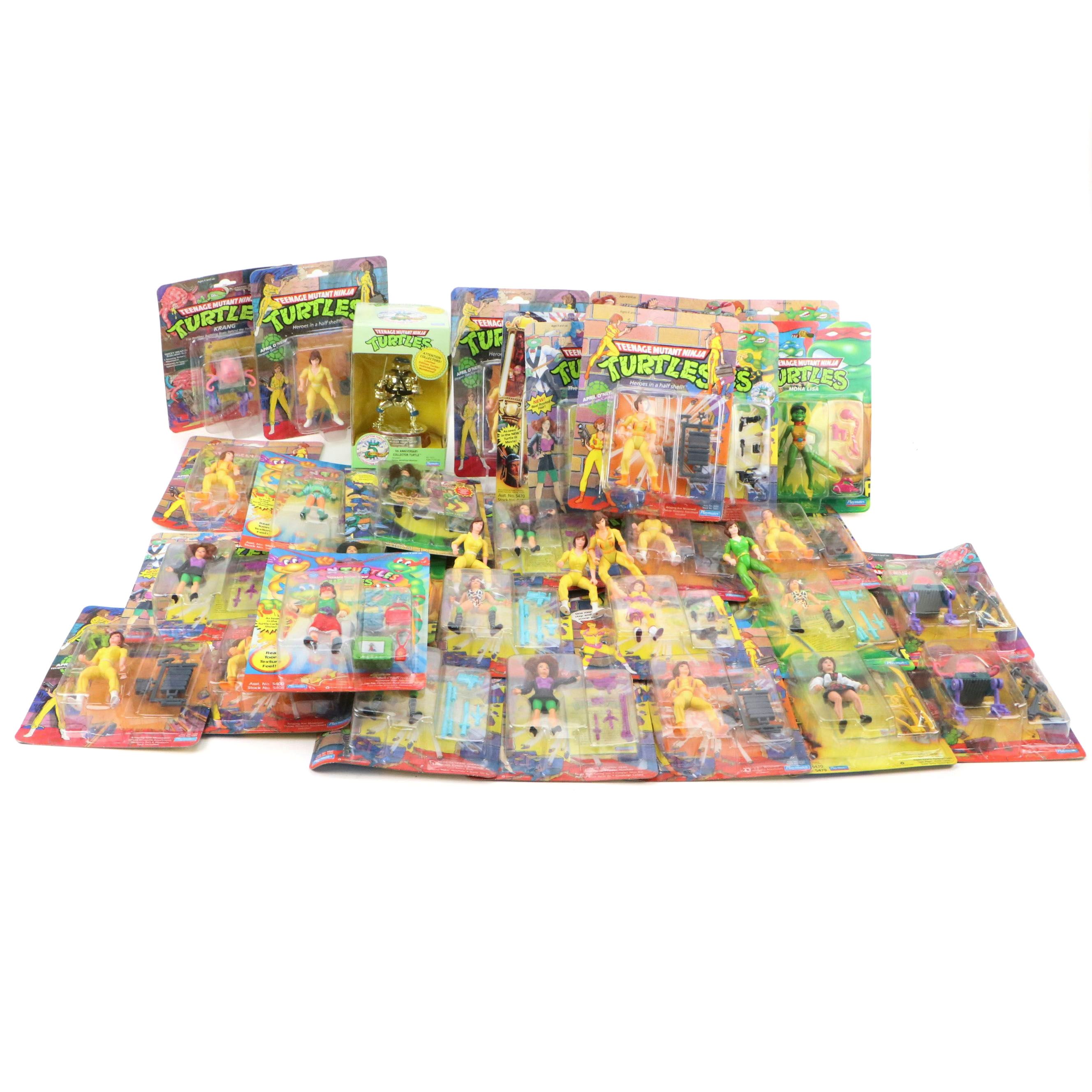 Playmates "Teenage Mutant Ninja Turtles" Action Figures, 1980s–1990s