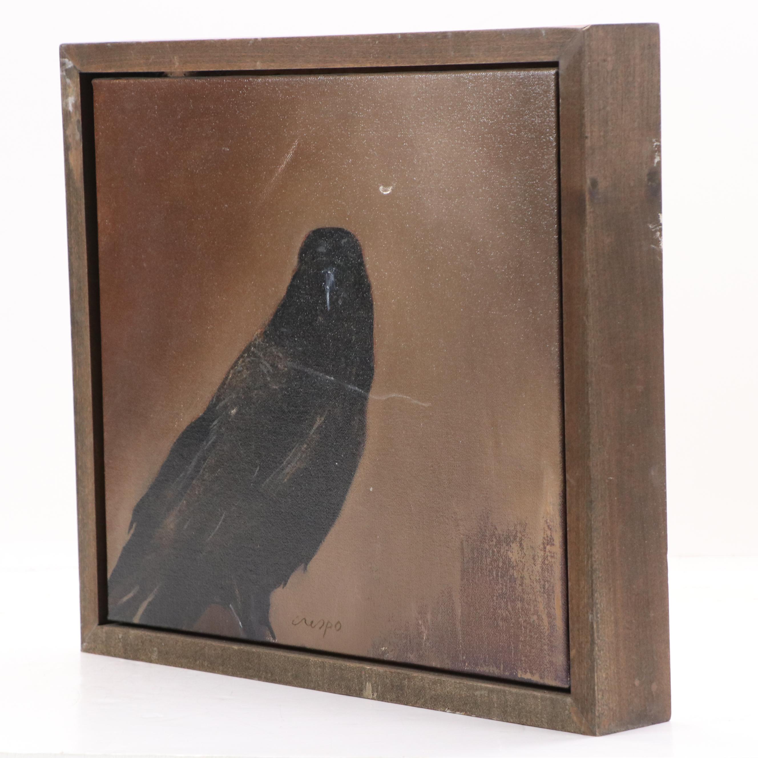 Michael Crespo Oil Painting "Porbus the Crow," 2007