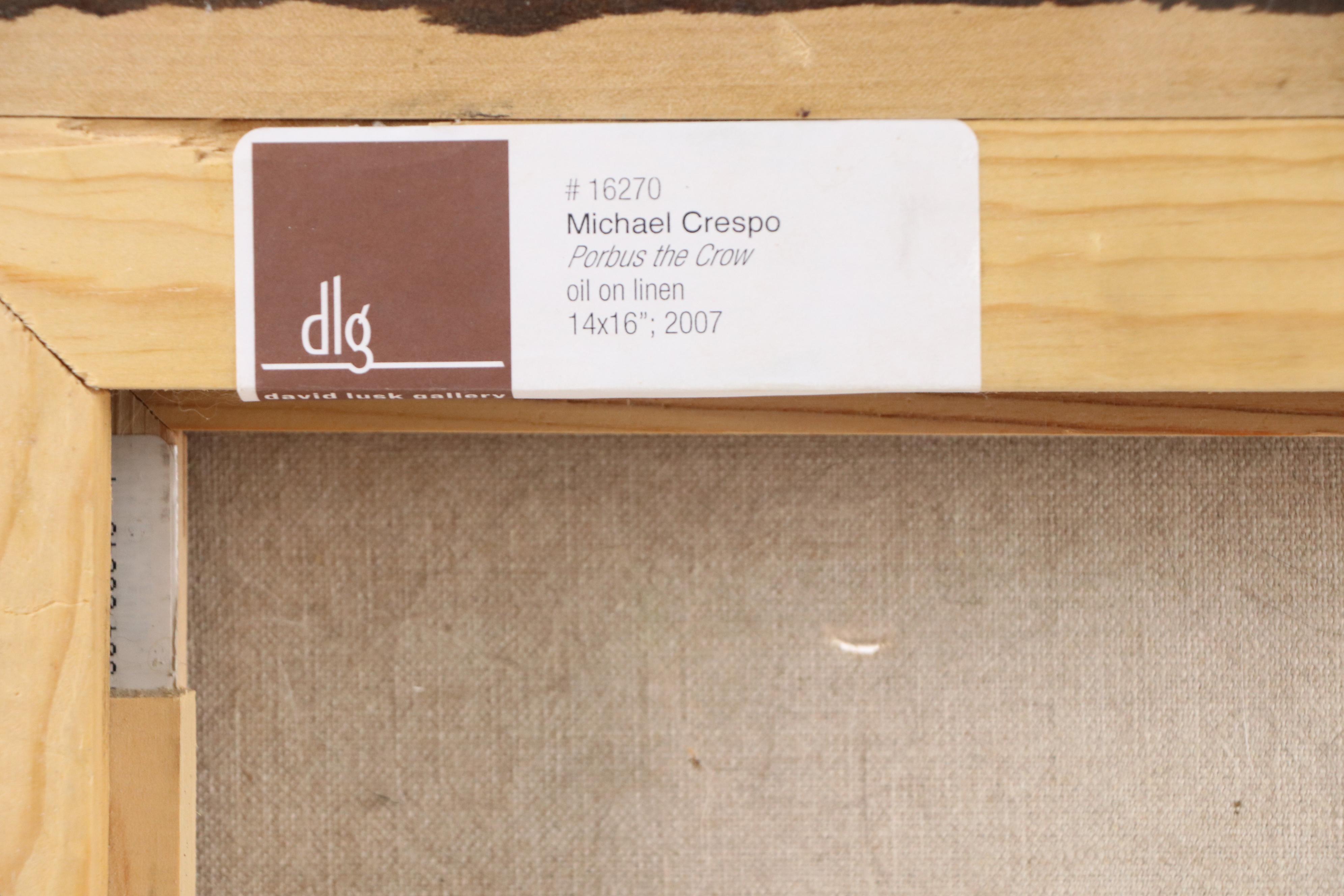 Michael Crespo Oil Painting "Porbus the Crow," 2007