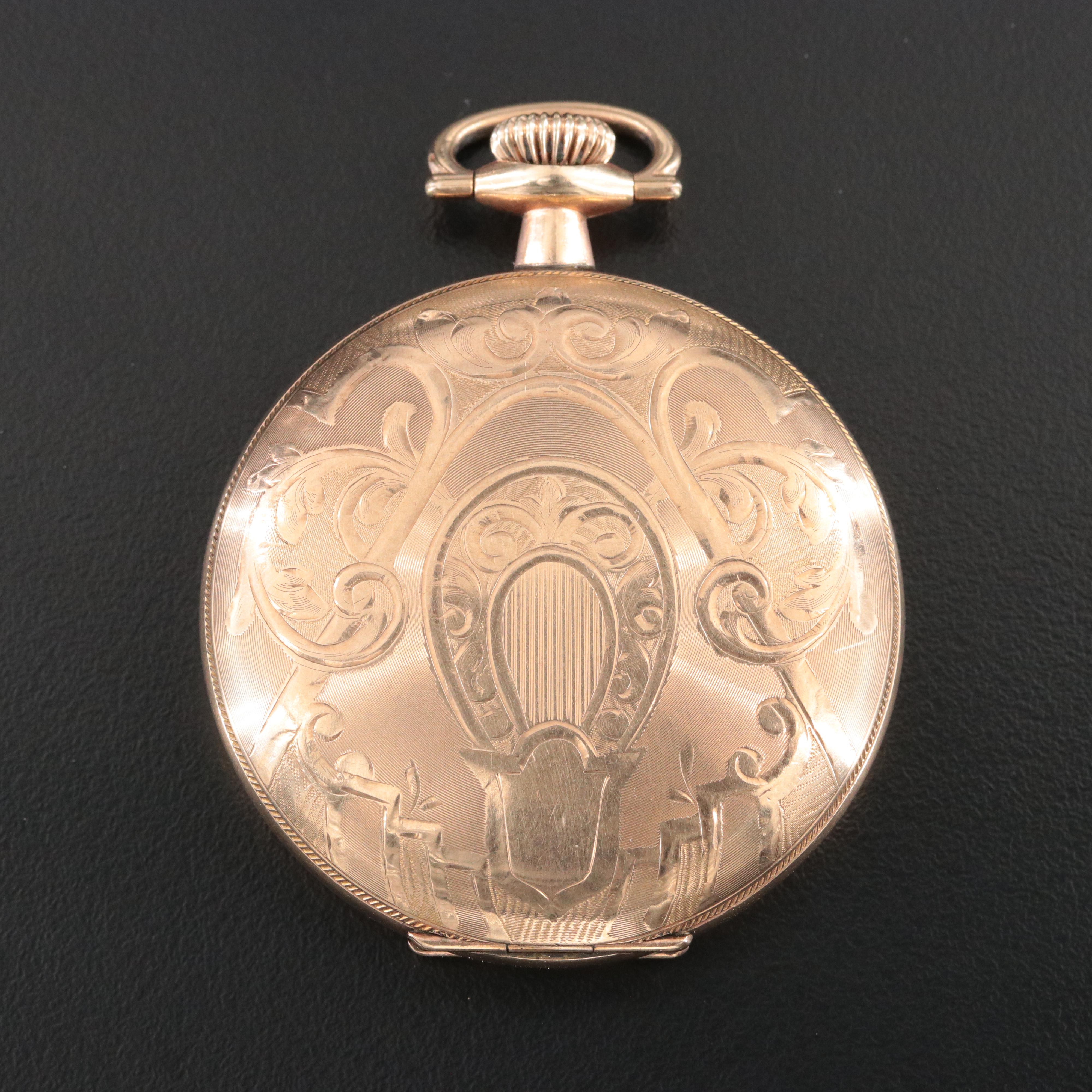 1905 Elgin Gold-Filled Hunting Case Pocket Watch