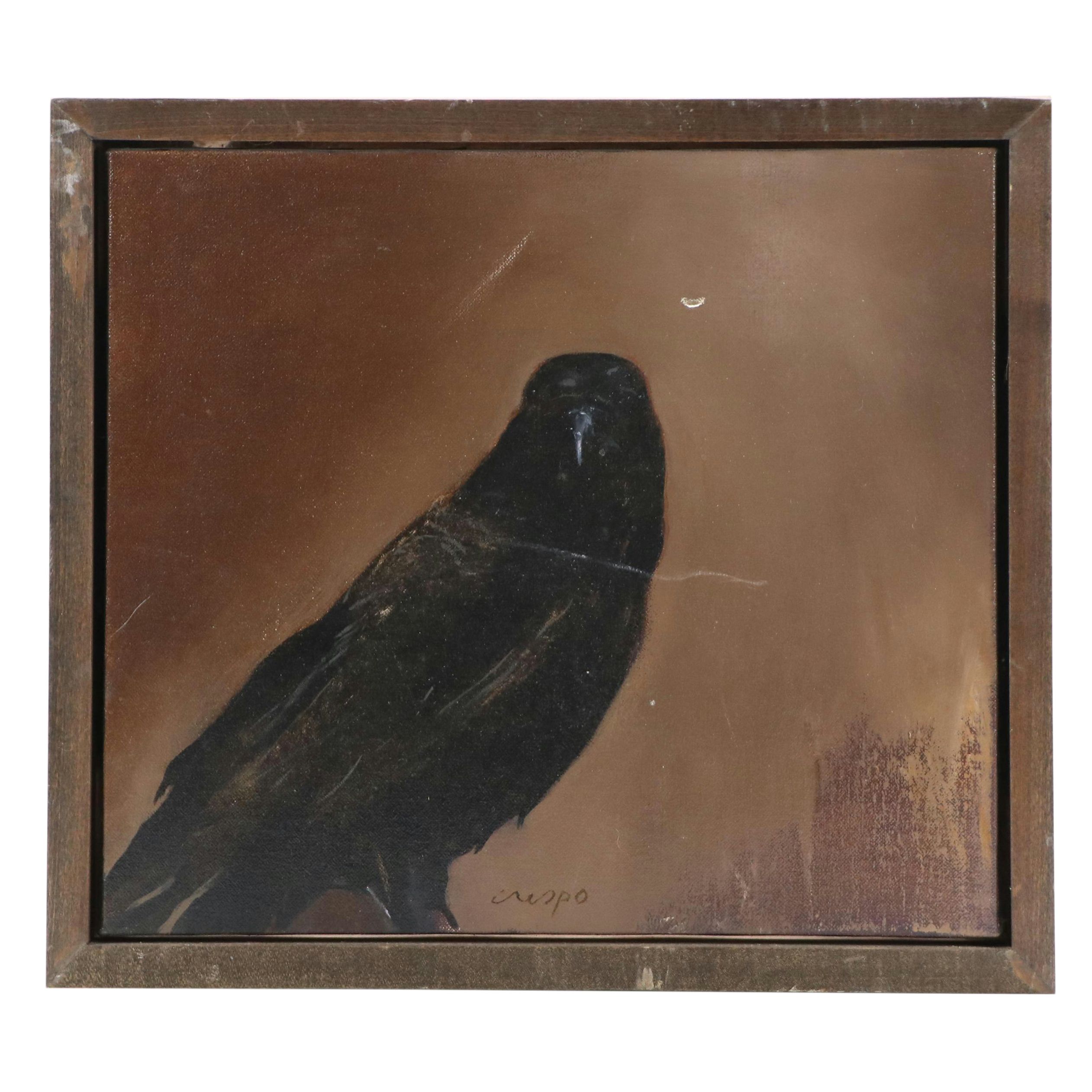 Michael Crespo Oil Painting "Porbus the Crow," 2007