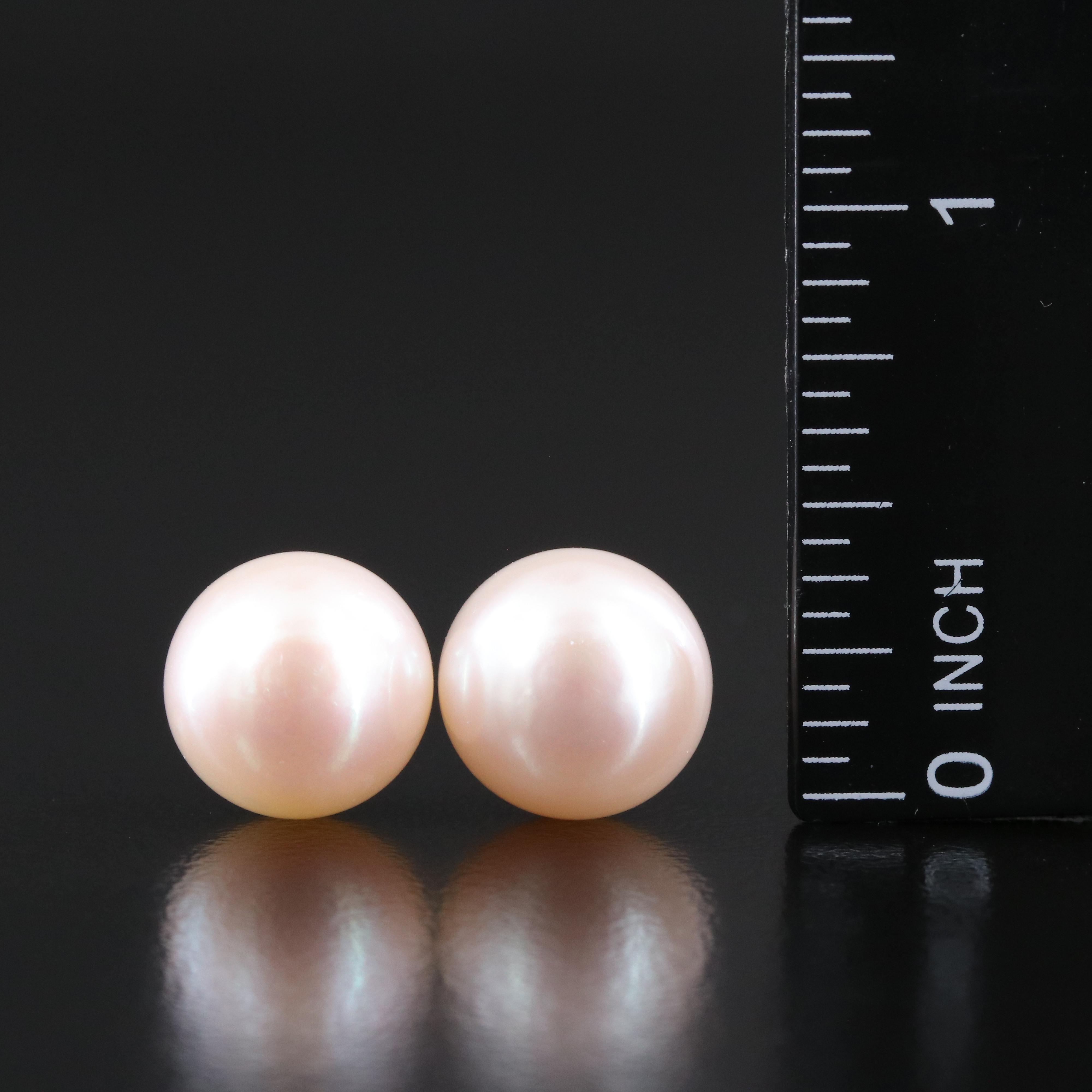 18K Pearl Earrings