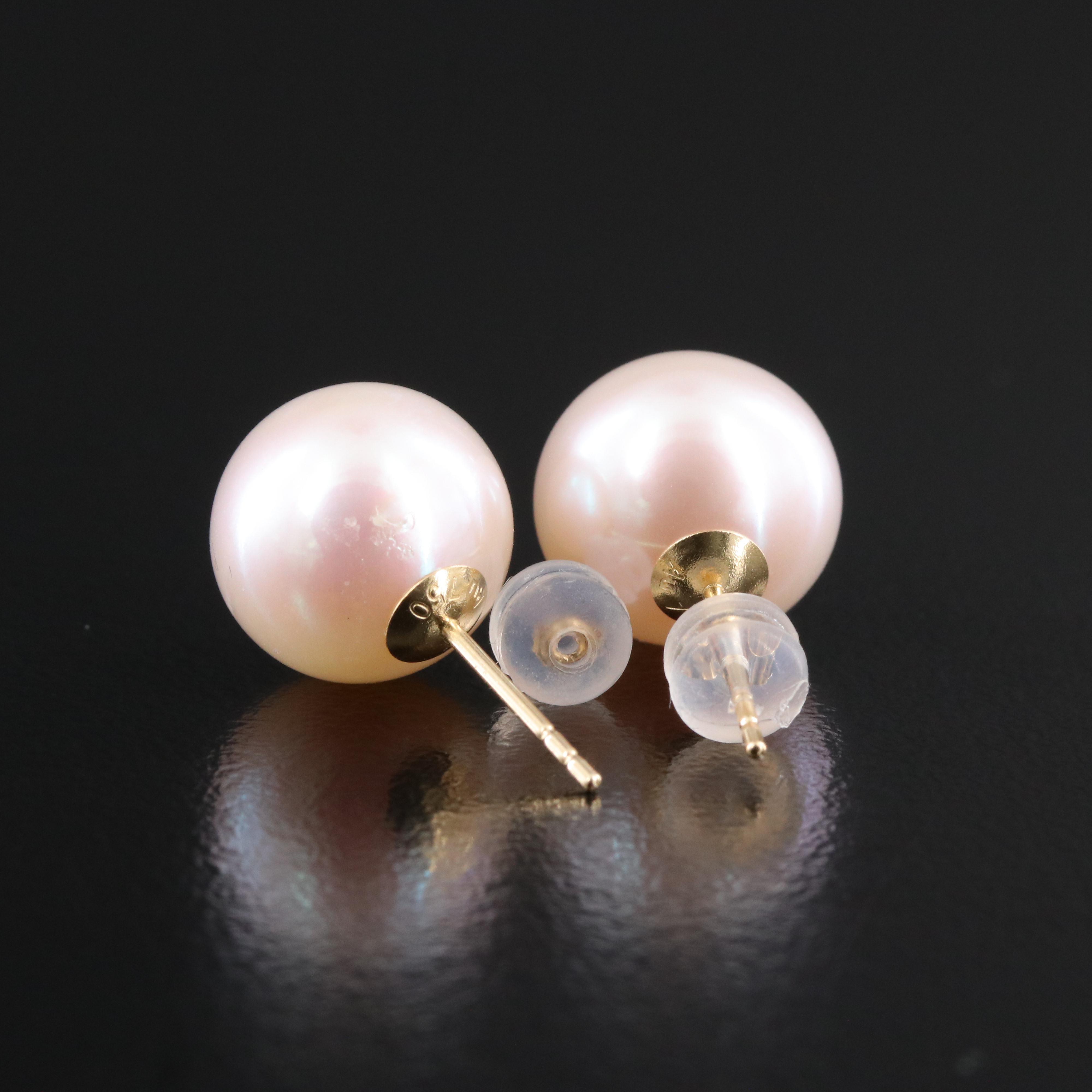 18K Pearl Earrings