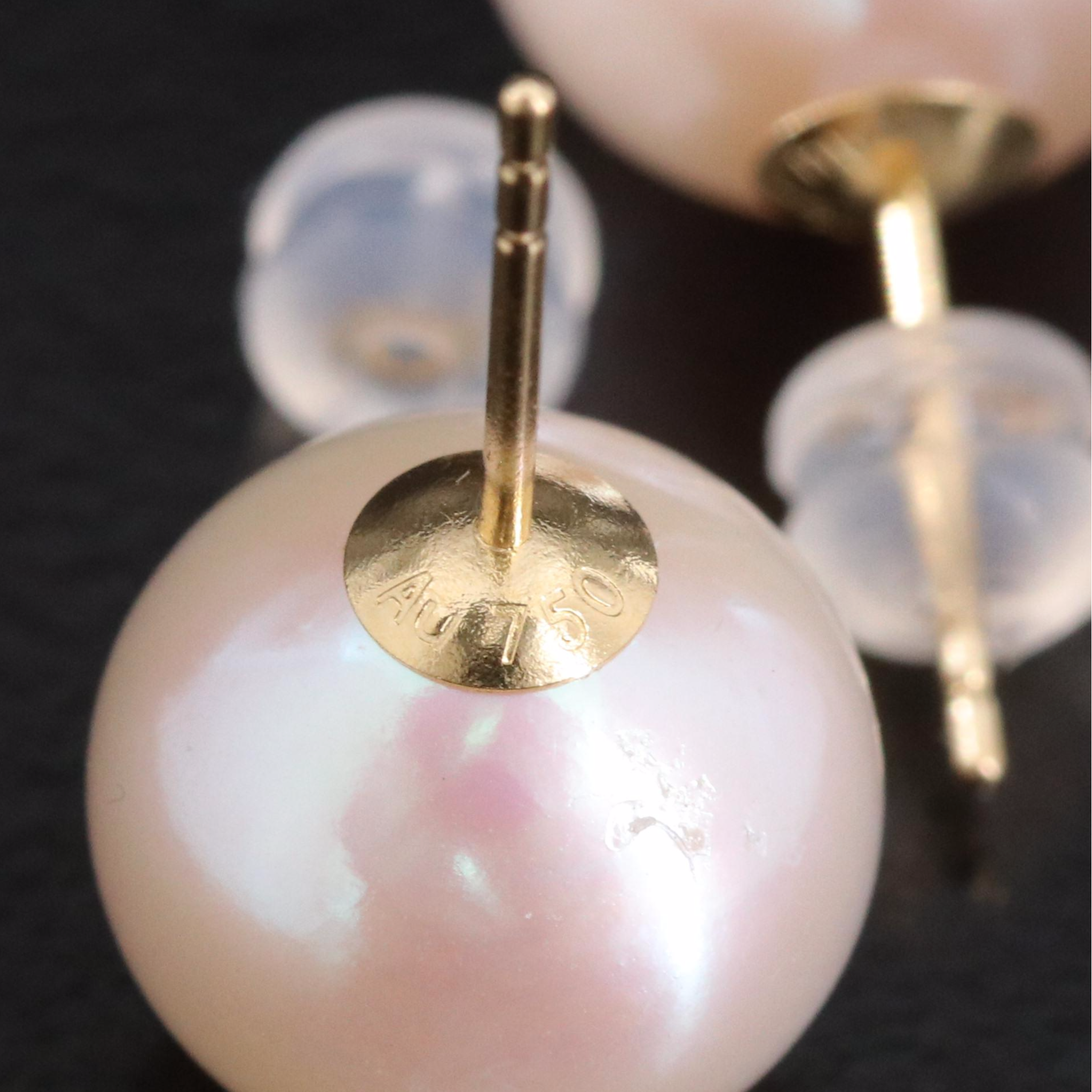 18K Pearl Earrings