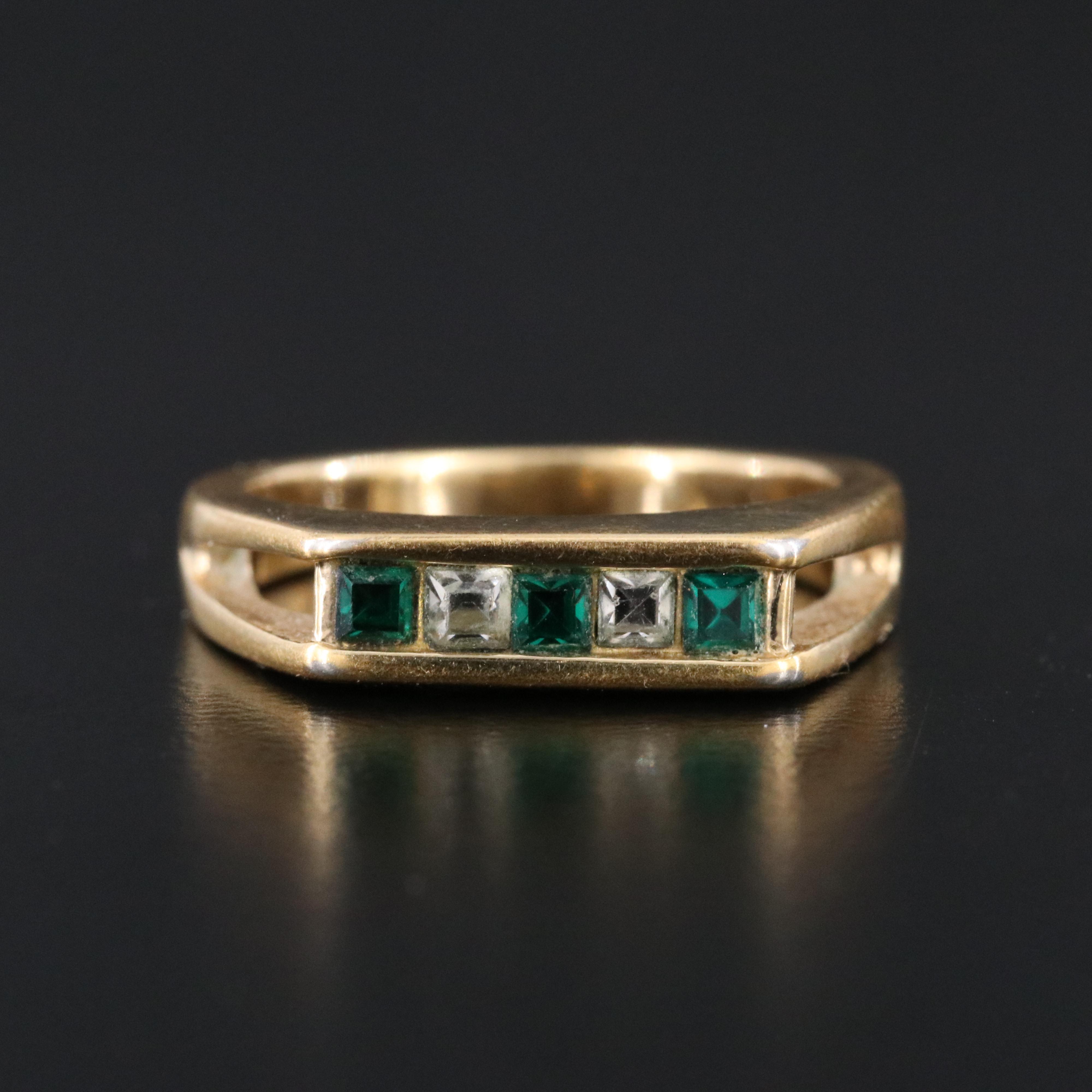 Faux Gemstone Ring