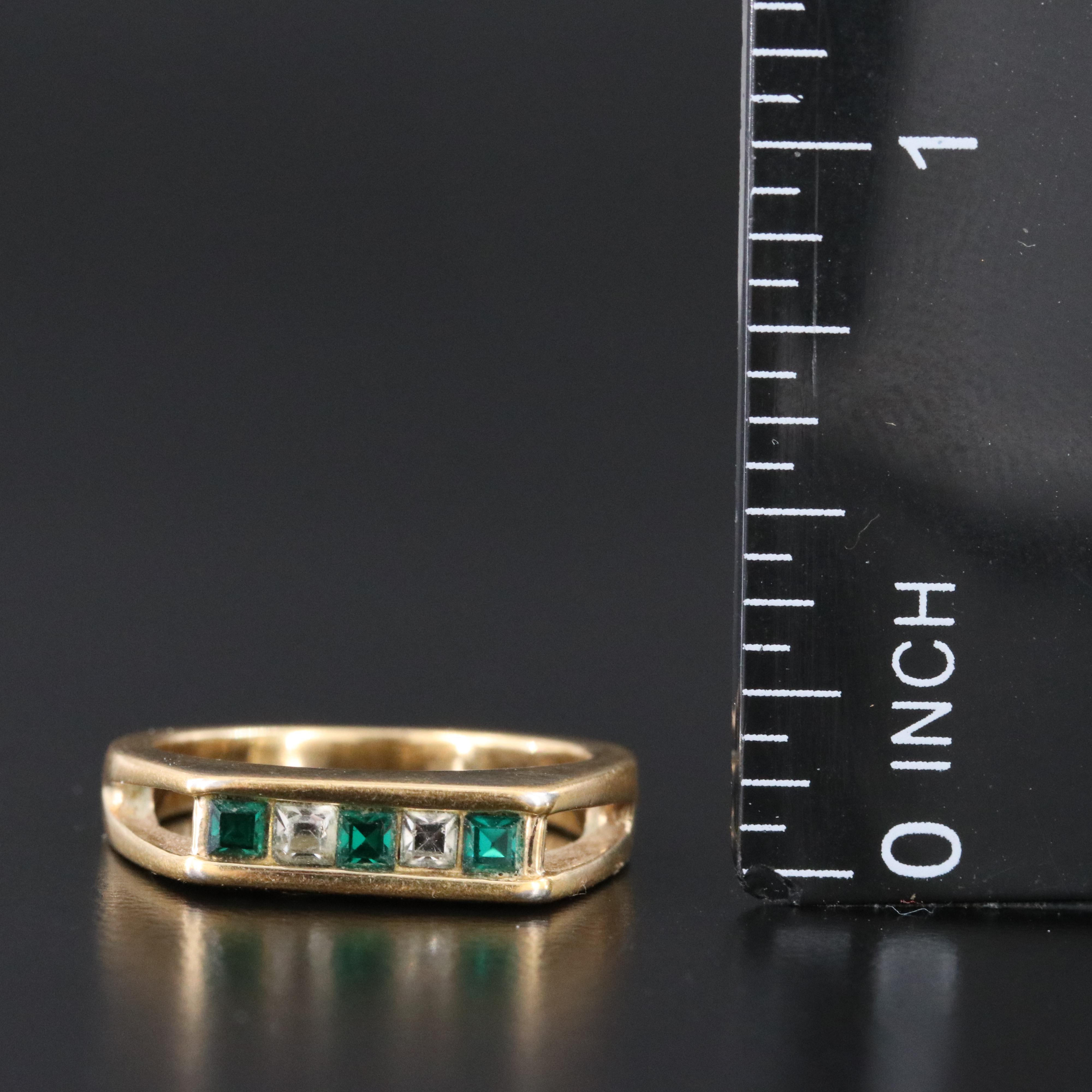 Faux Gemstone Ring