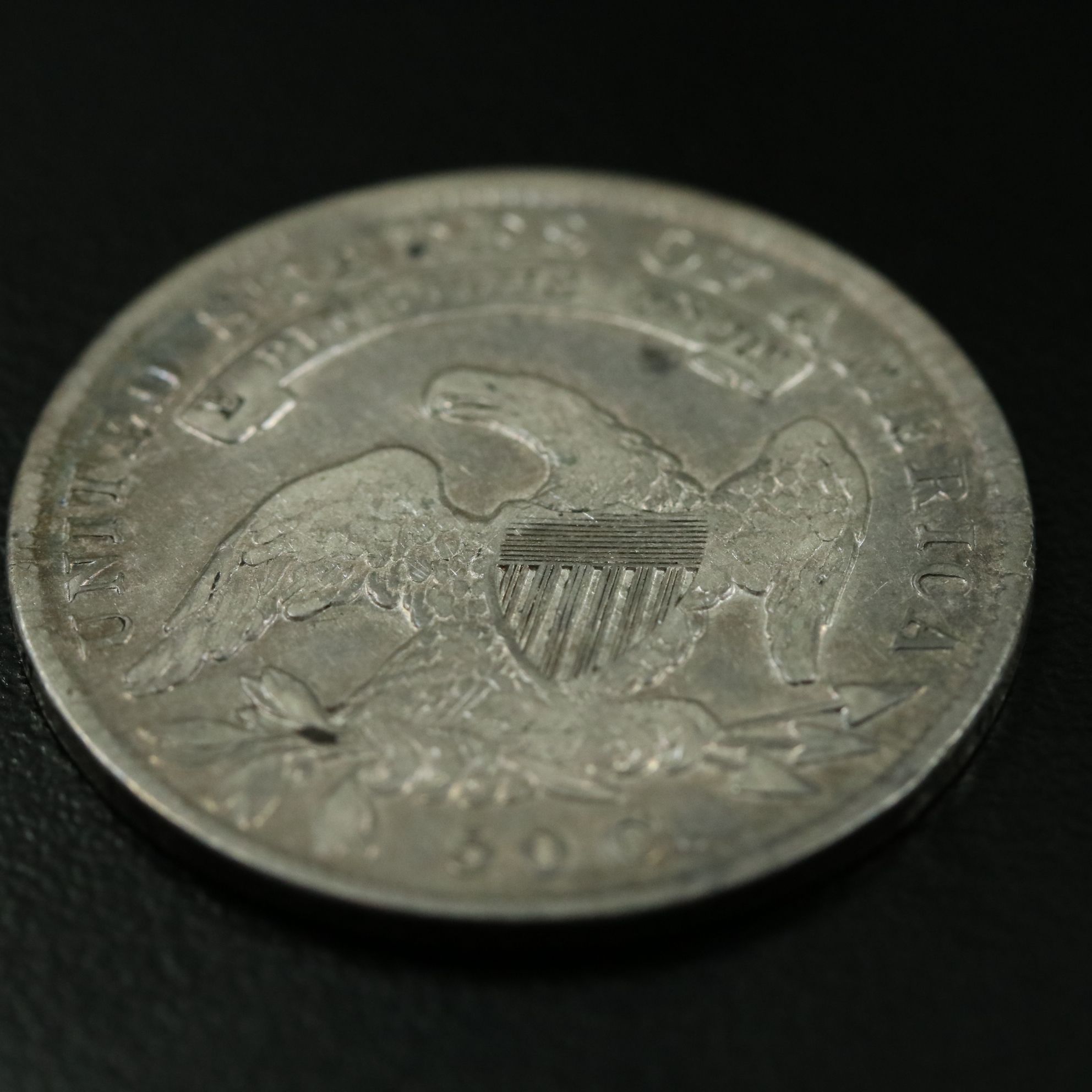 1835 Capped Bust Silver Half Dollar
