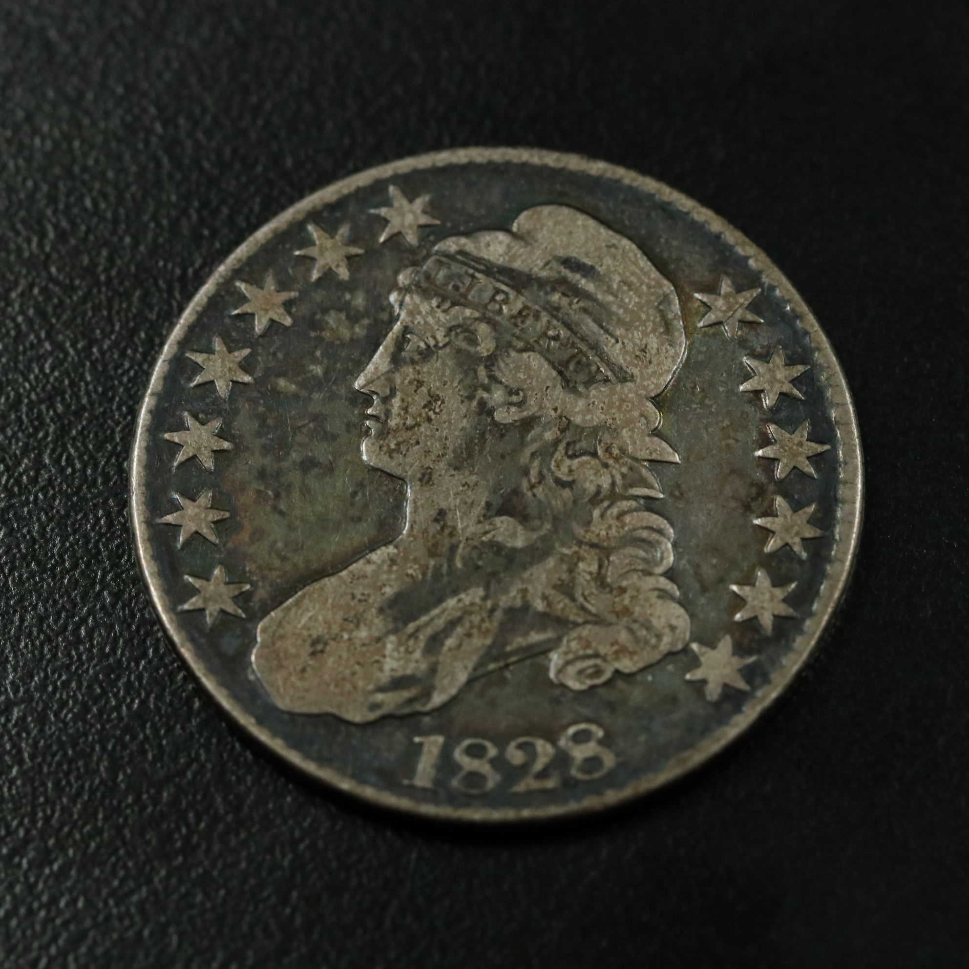 1828 Capped Bust Silver Half Dollar