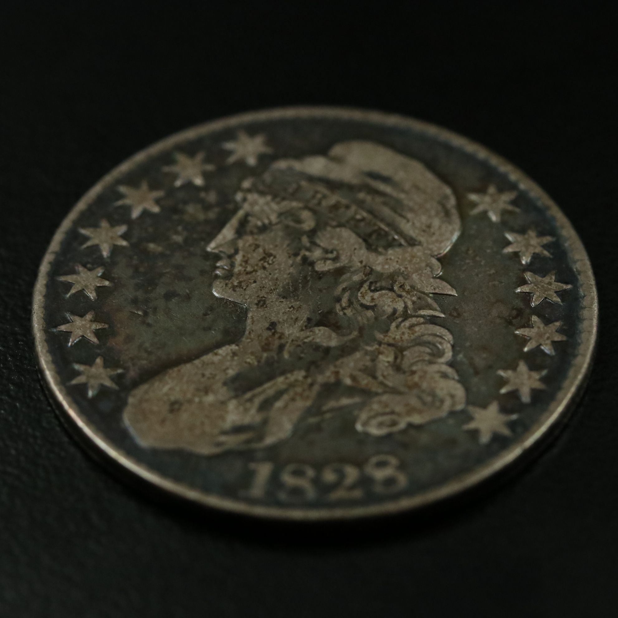 1828 Capped Bust Silver Half Dollar