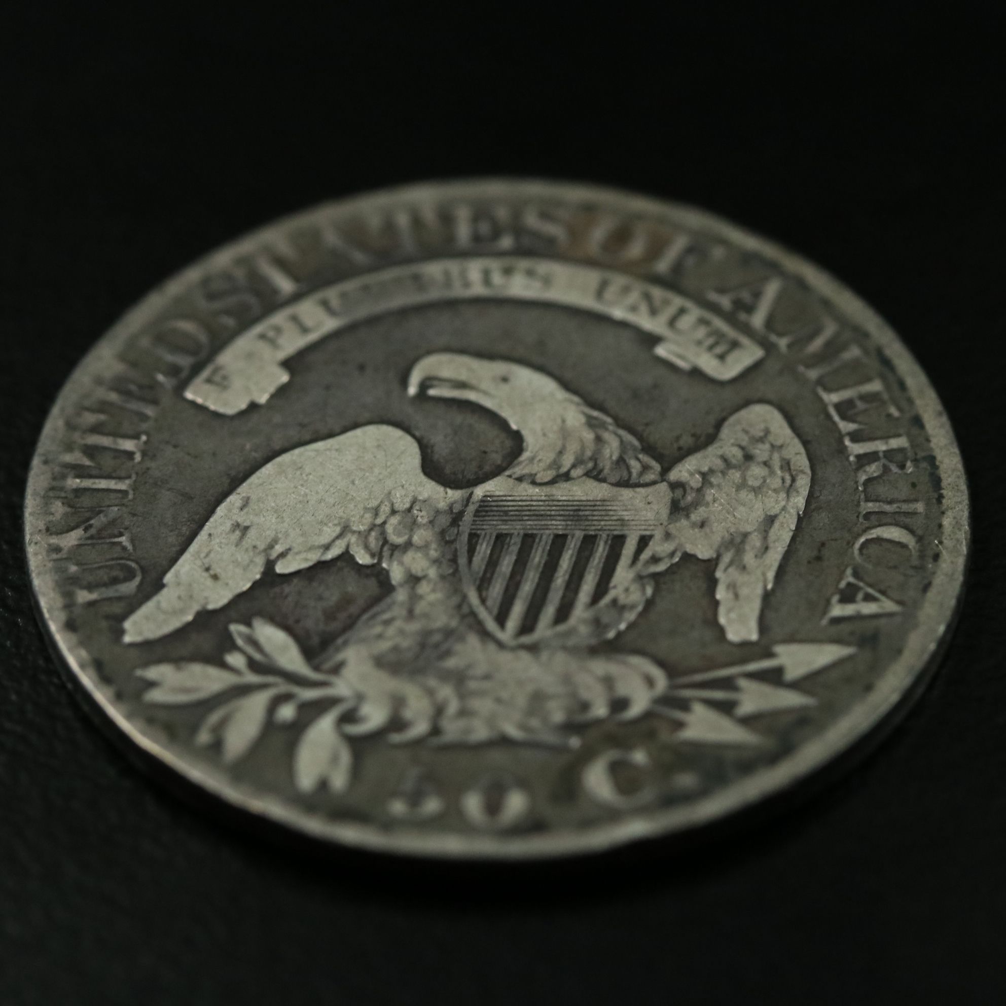 1824 Capped Bust Silver Half Dollar
