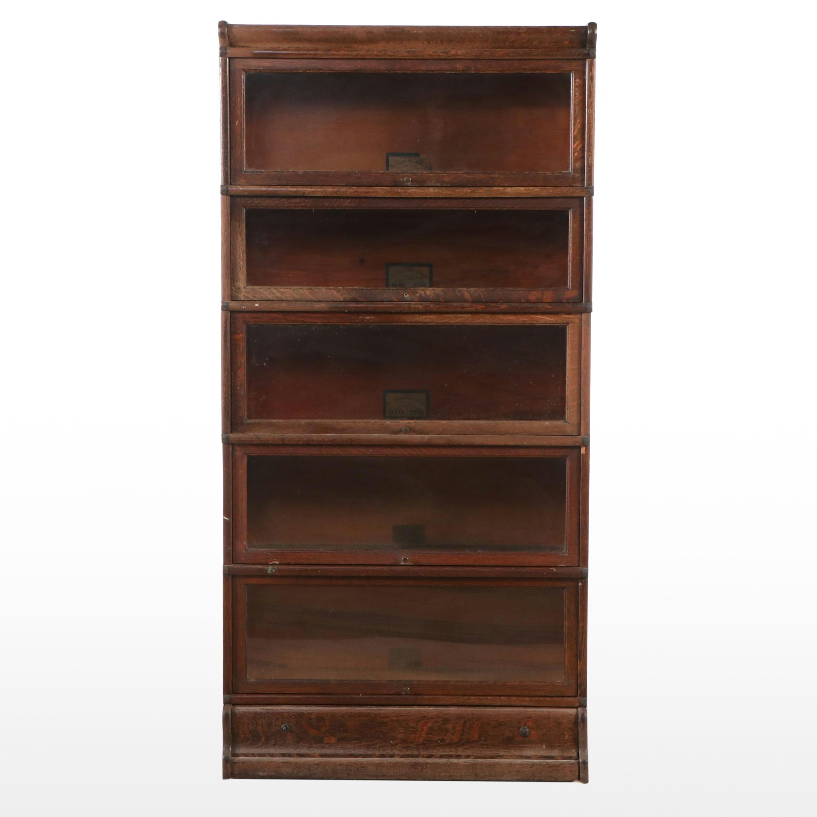 The Globe-Wernicke Co. Oak Barrister's Bookcase, Early to Mid-20th Century