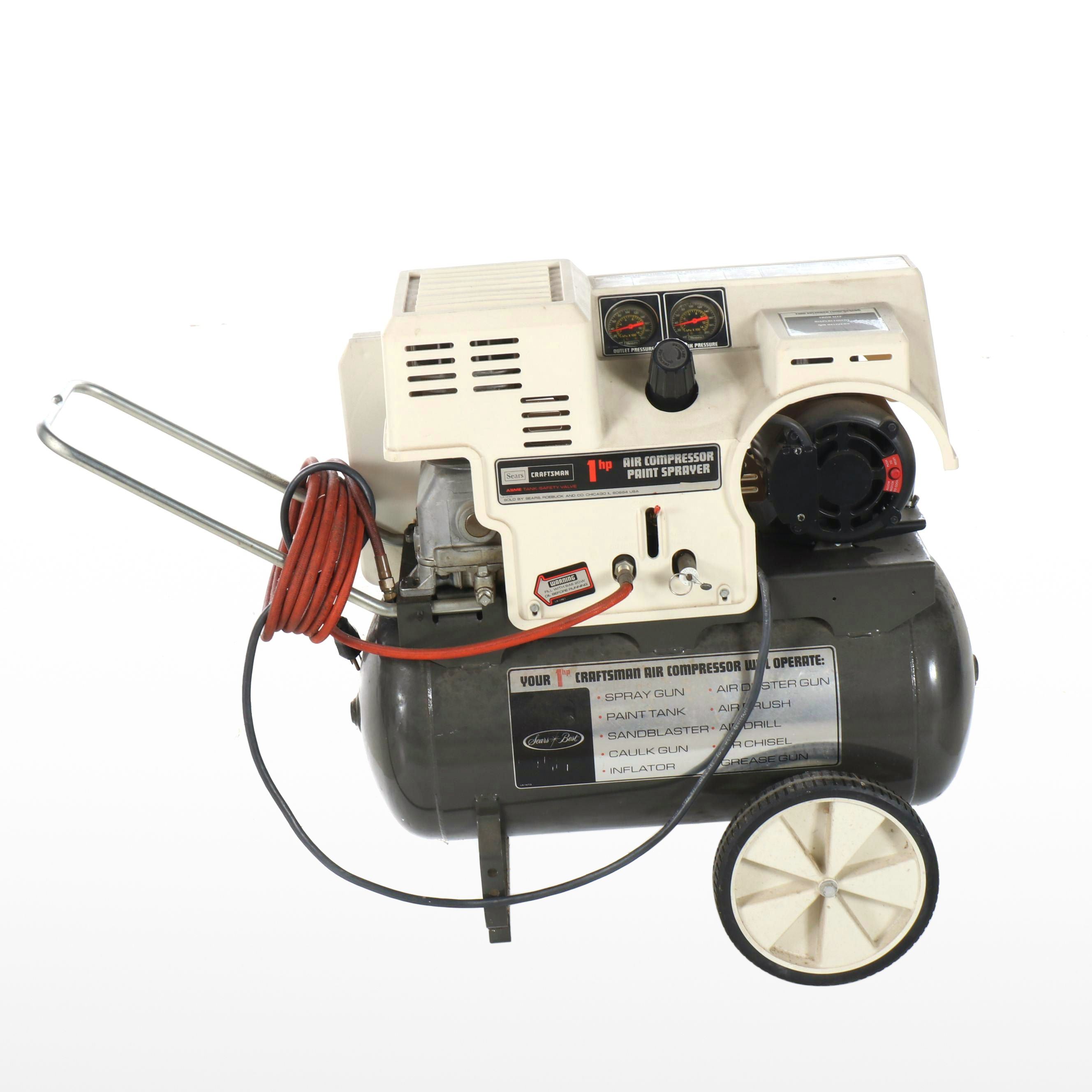 Craftsman Air Compressor and Paint Sprayer