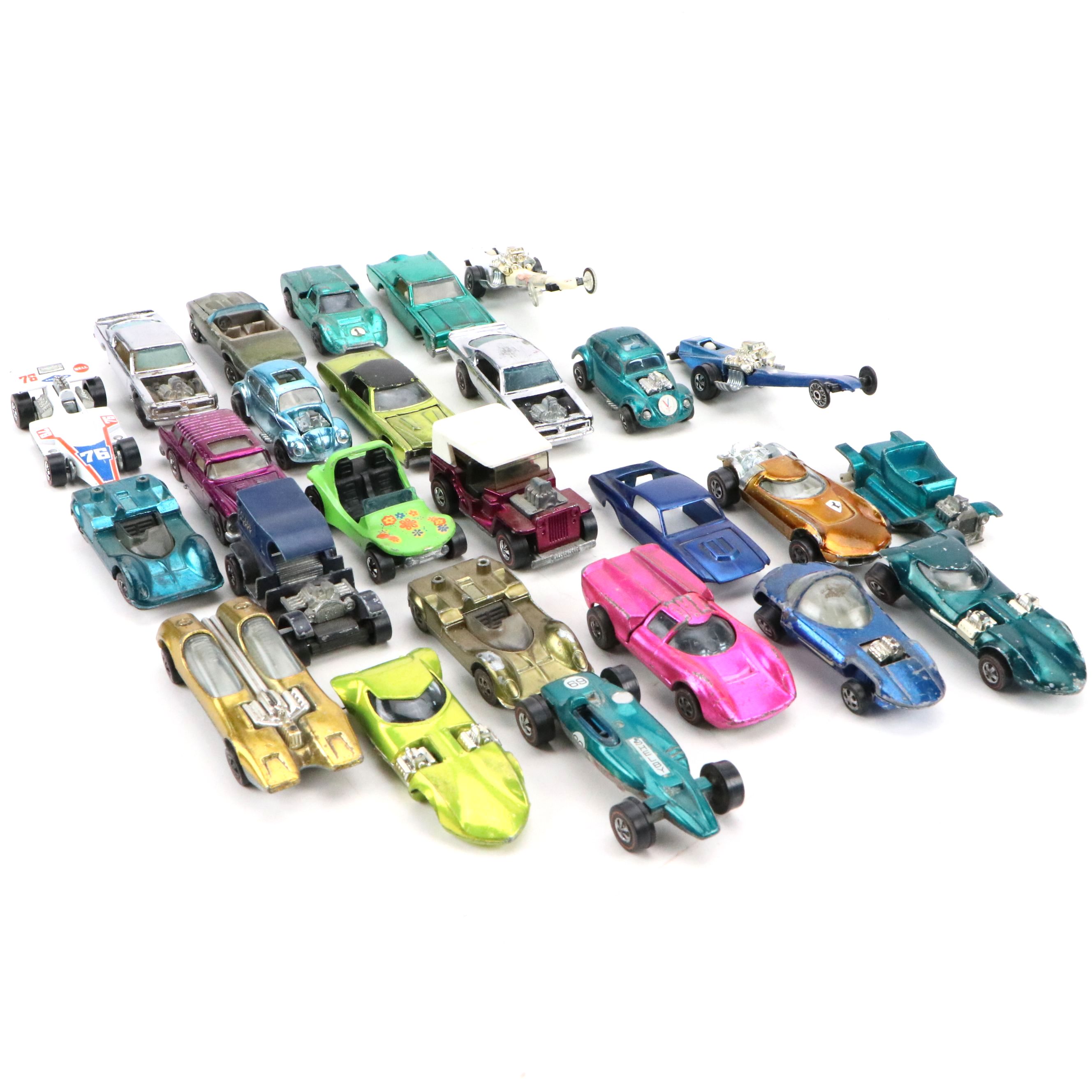 Hot Wheels Redline "Silhouette," "Lola GT70" and More Toy Cars, 1967–1975