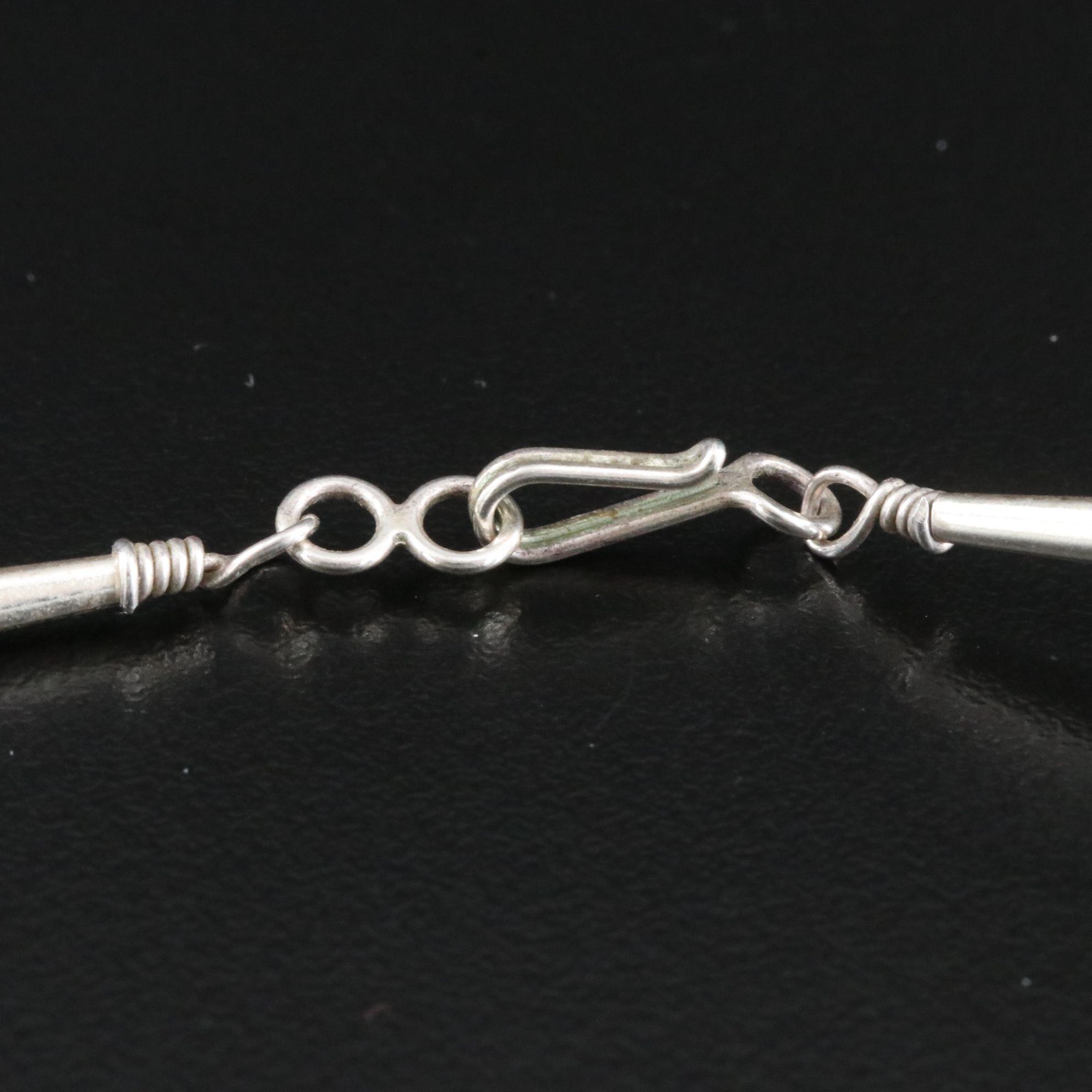 Sterling Thirty-Strand Liquid Silver Necklace