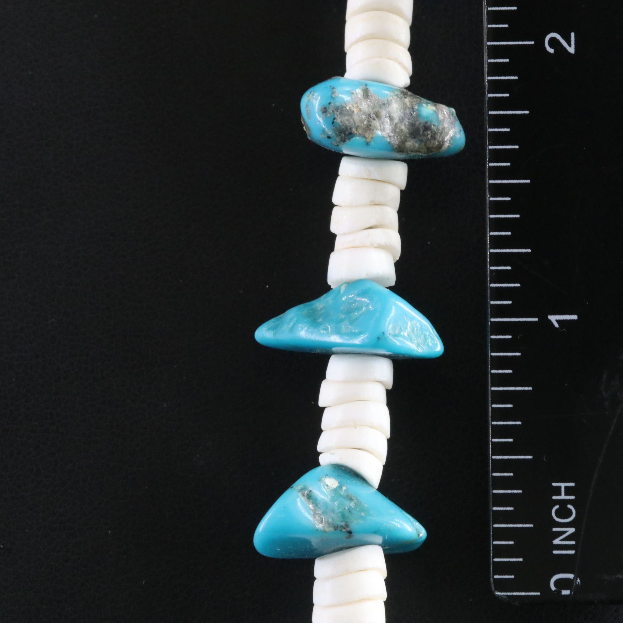 Southwest Heishi Shell and Turquoise Necklace